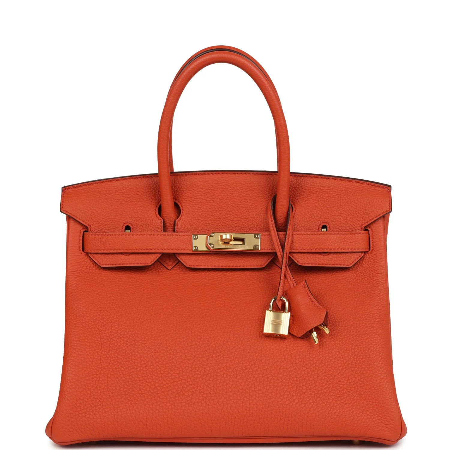 Hermes BirkinTerre Battue Togo Gold Hardware