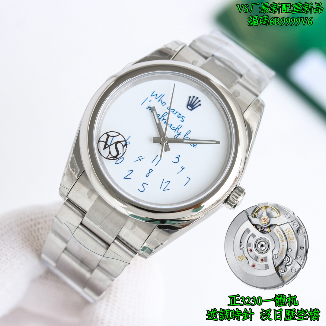 [TOP] ROLEX  Watch 36mm/41mm - Sliver