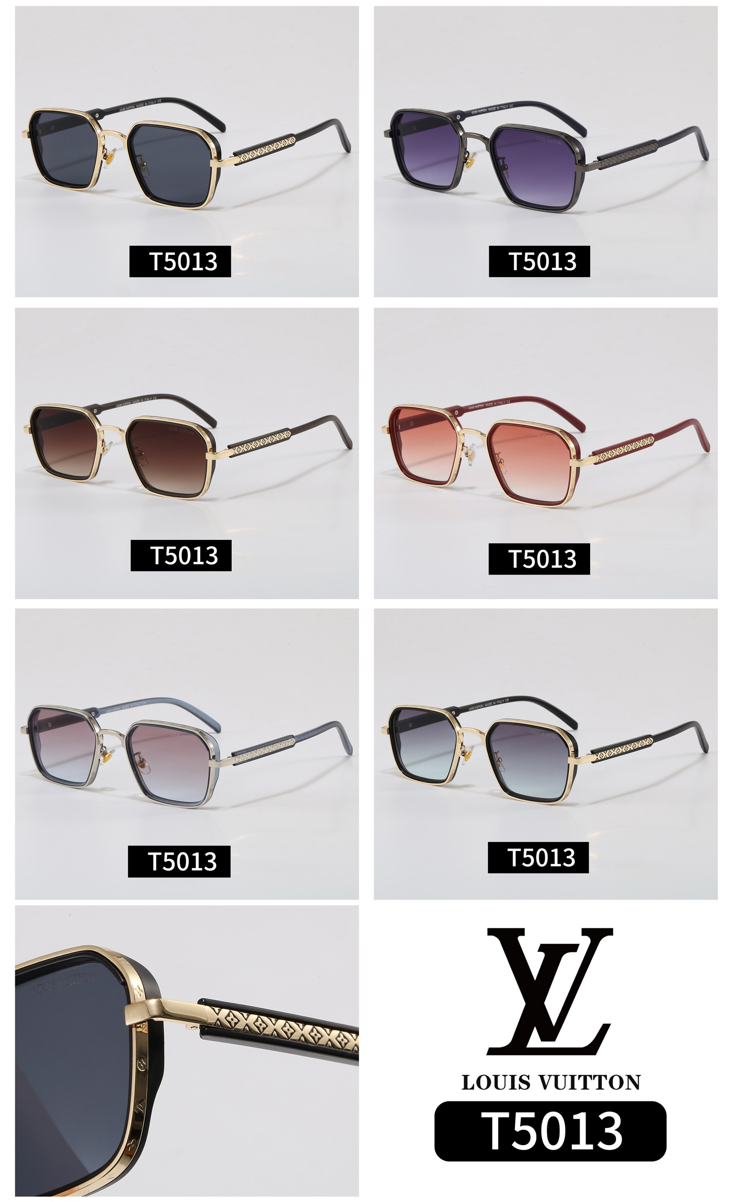 [TOP] Louis Vuitton LV Sunglasses - 6 Colors - 711 Luxury