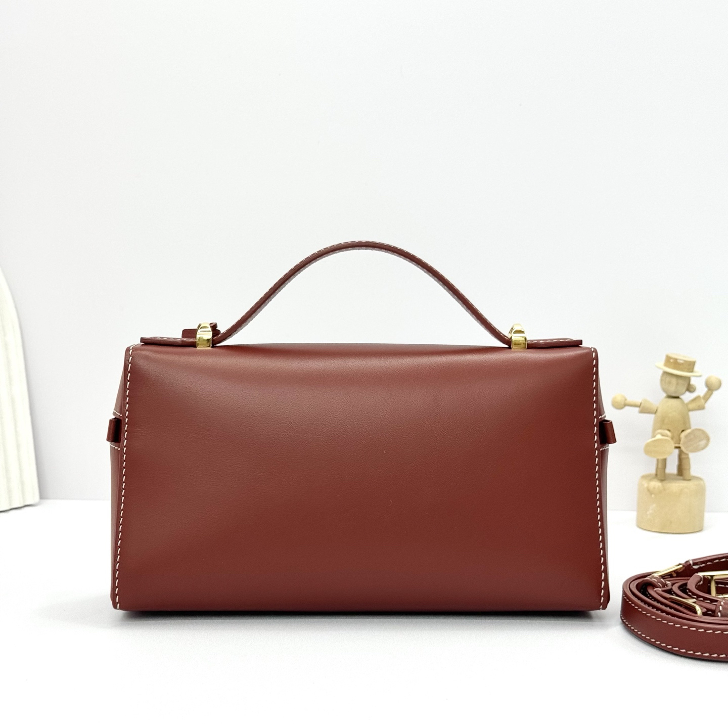 [TOP] Loro Piana Extra Bag L23 23 x 12 x 7cm - Deep Red - 711 Luxury