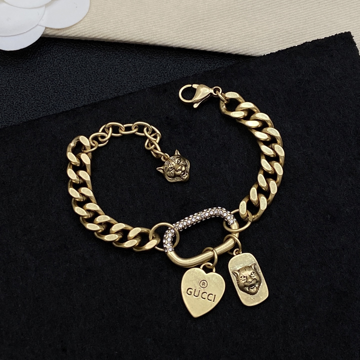 [TOP] GUCCI Bracelet - Gold - 711 Luxury