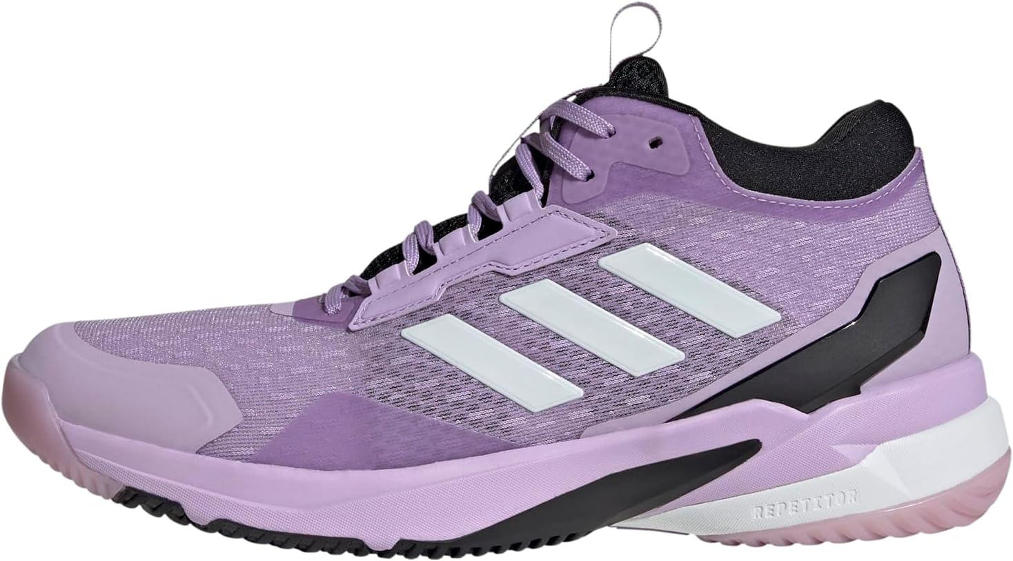 adidas Womens Crazyflight 6 Mid Indoor Volleyball Volleyball Sneakers Shoes - Purple