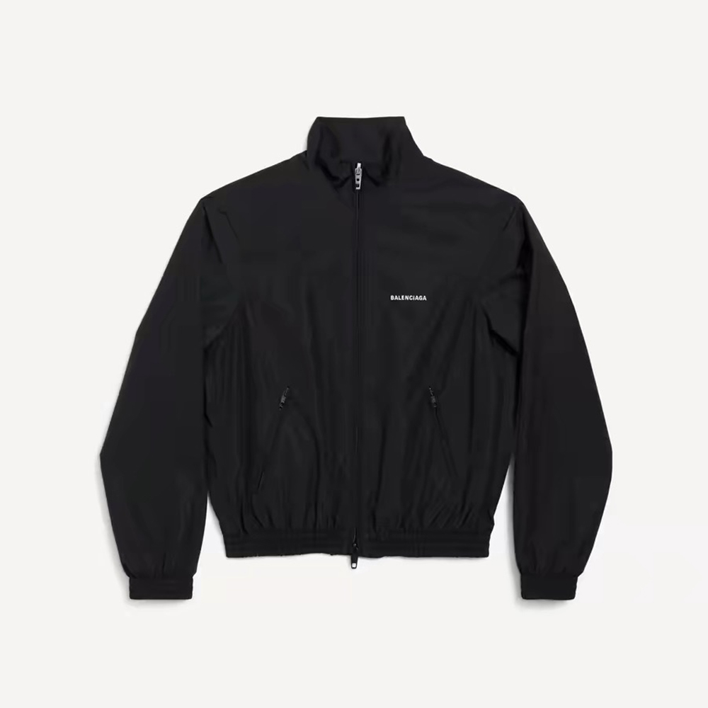 Balenciaga Mesh Lined Nylon Windbreaker Jacket #334968
