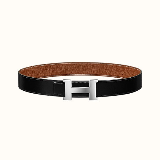 [TOP] HERMES Men's Constance Calfskin Belt 38mm - Black - 711 Luxury