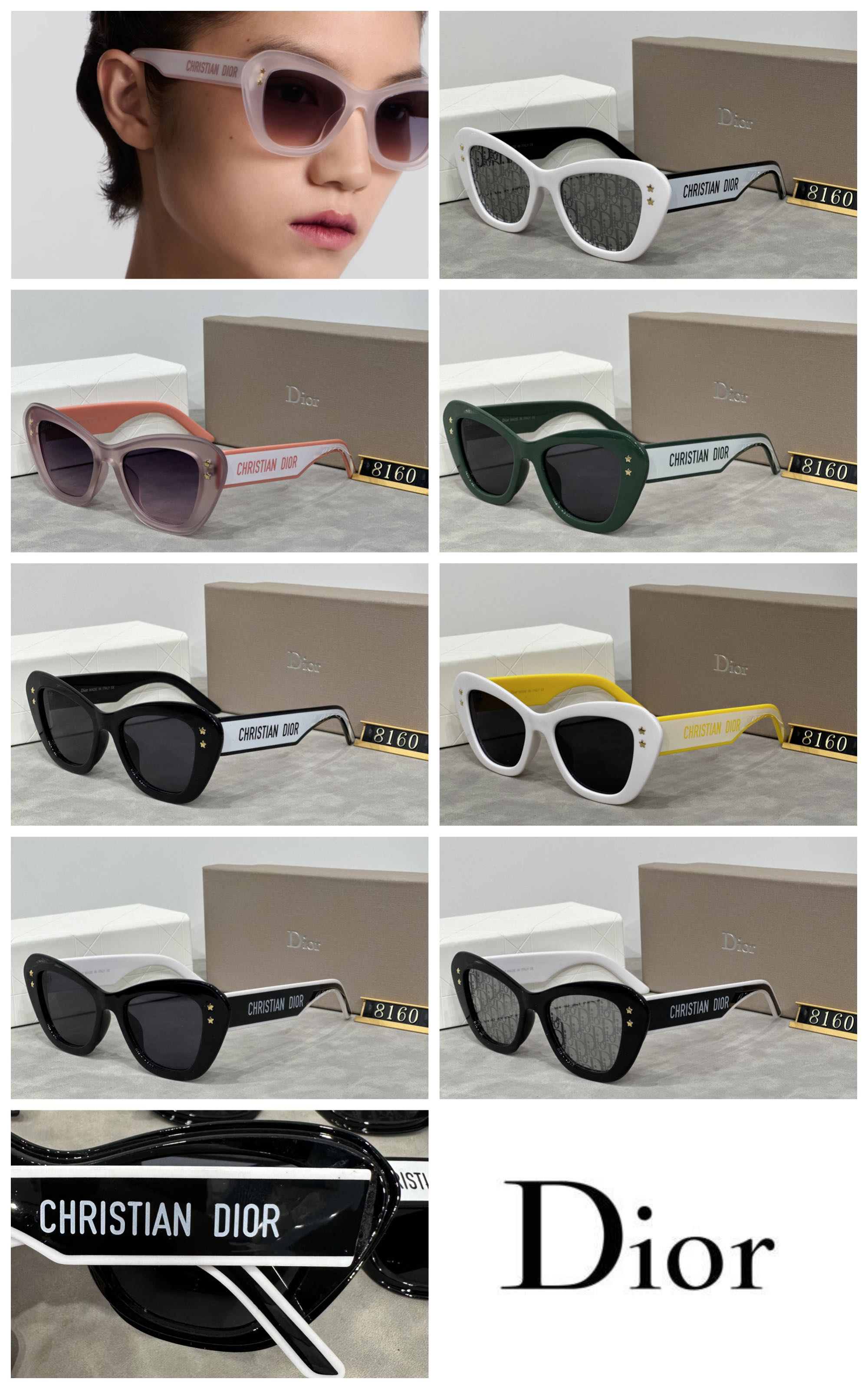 [TOP] Christian Dior Sunglasses - 7 Colors - 711 Luxury