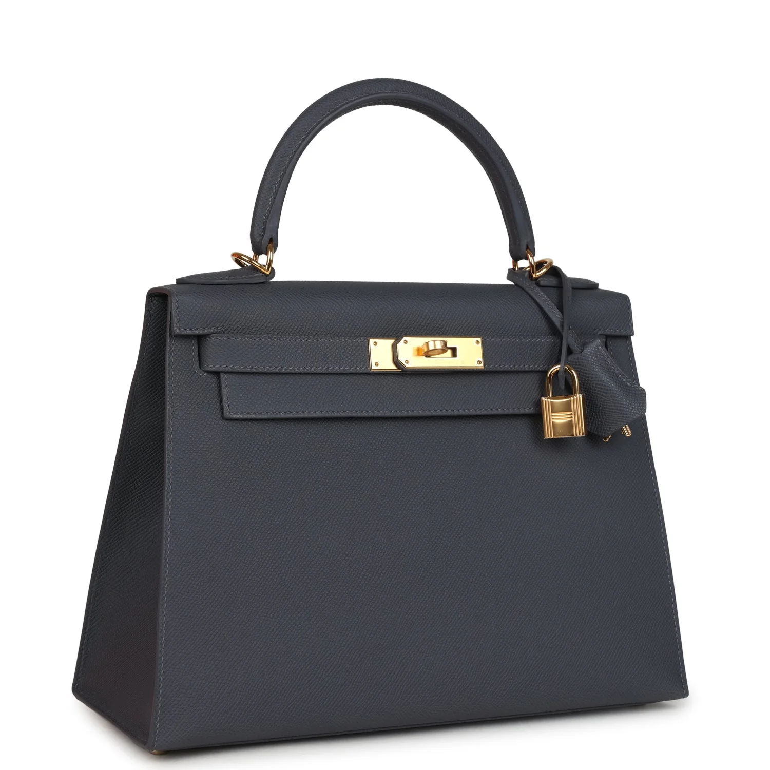 Hermes Kelly Sellier  Ardoise Epsom Gold Hardware
