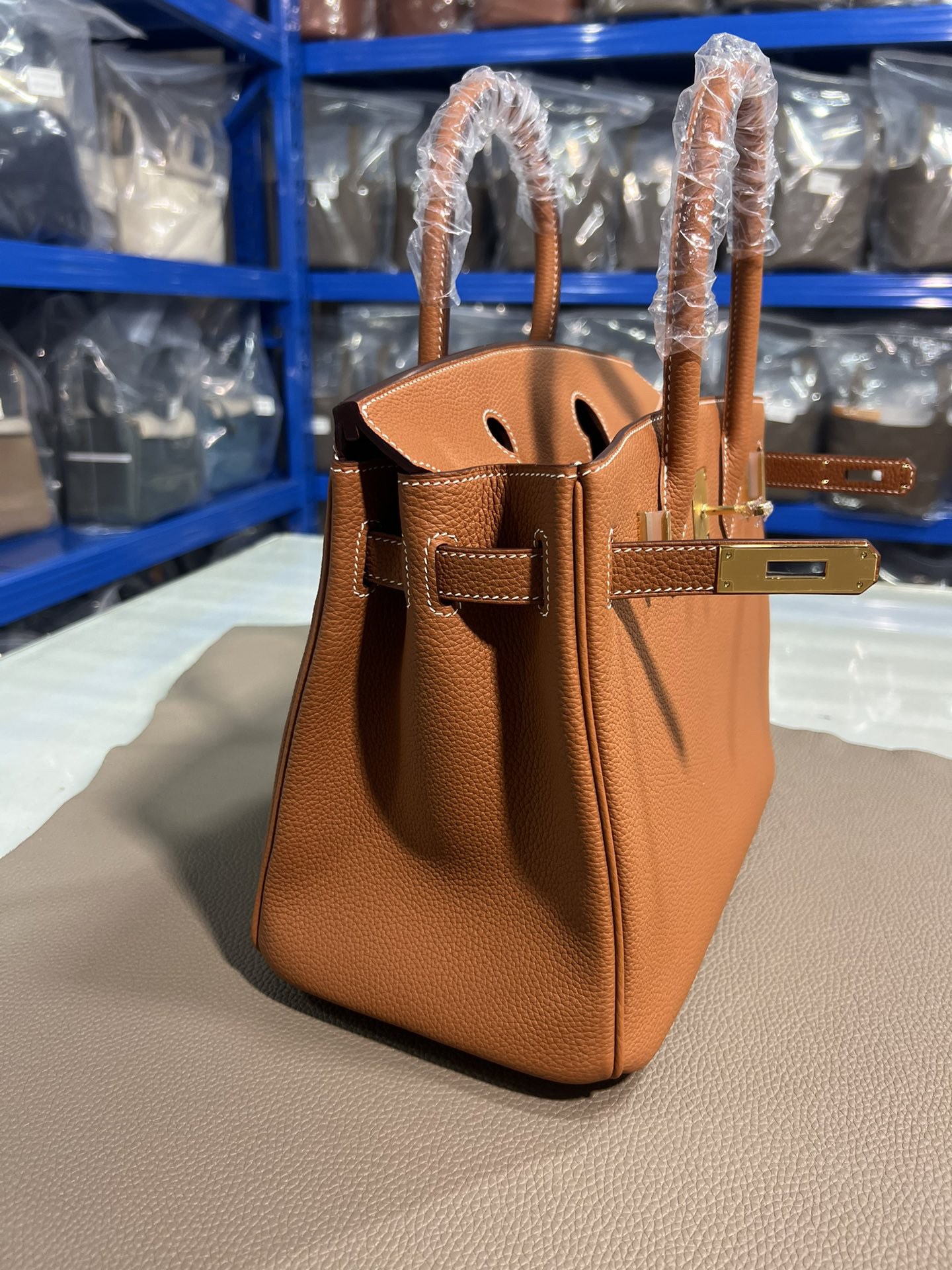 [TOP] HERMES Birkin Togo Leather 30cm - Gold & GHW