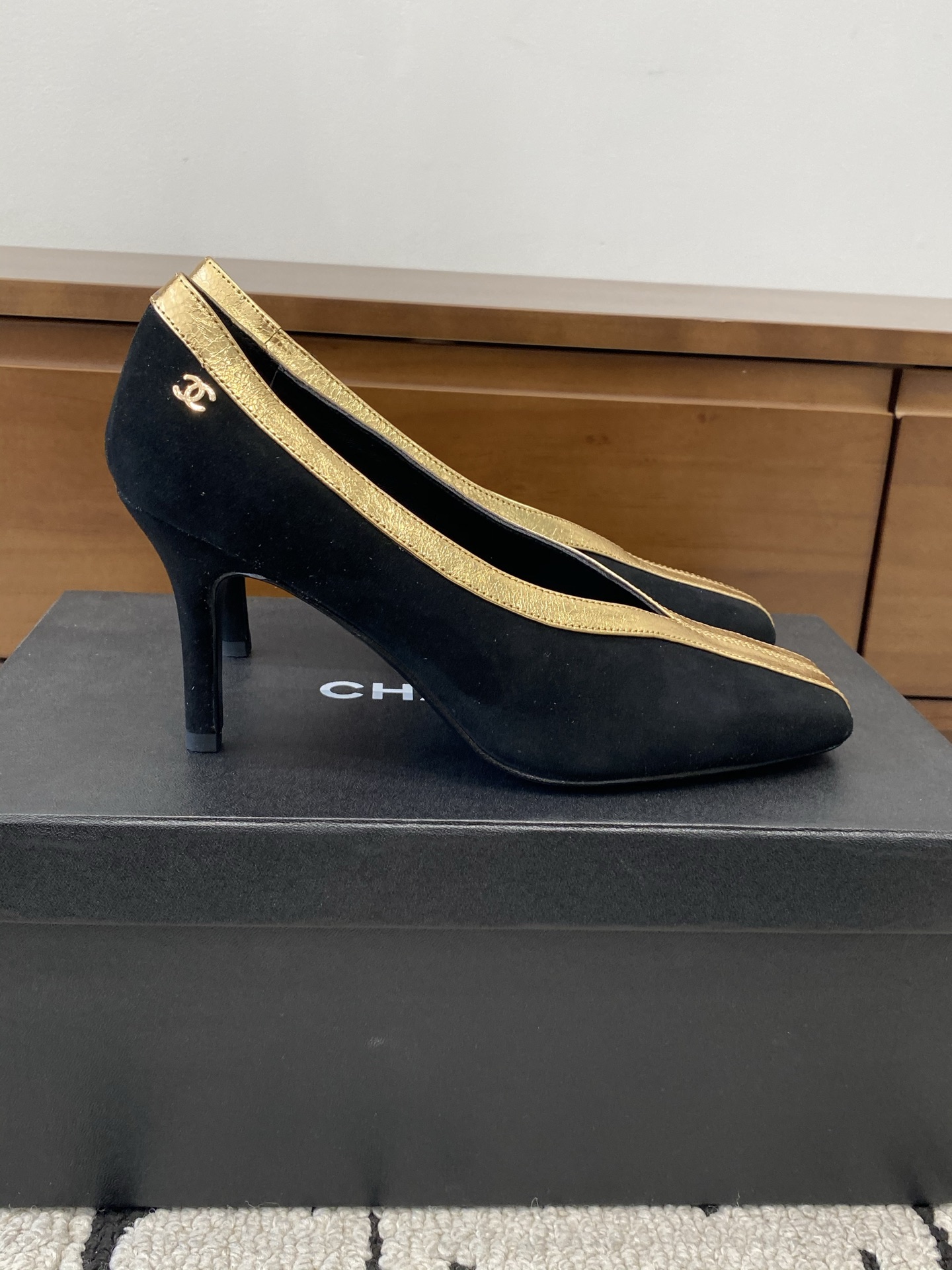 [TOP] CHANEL High Heel - Black - 711 Luxury
