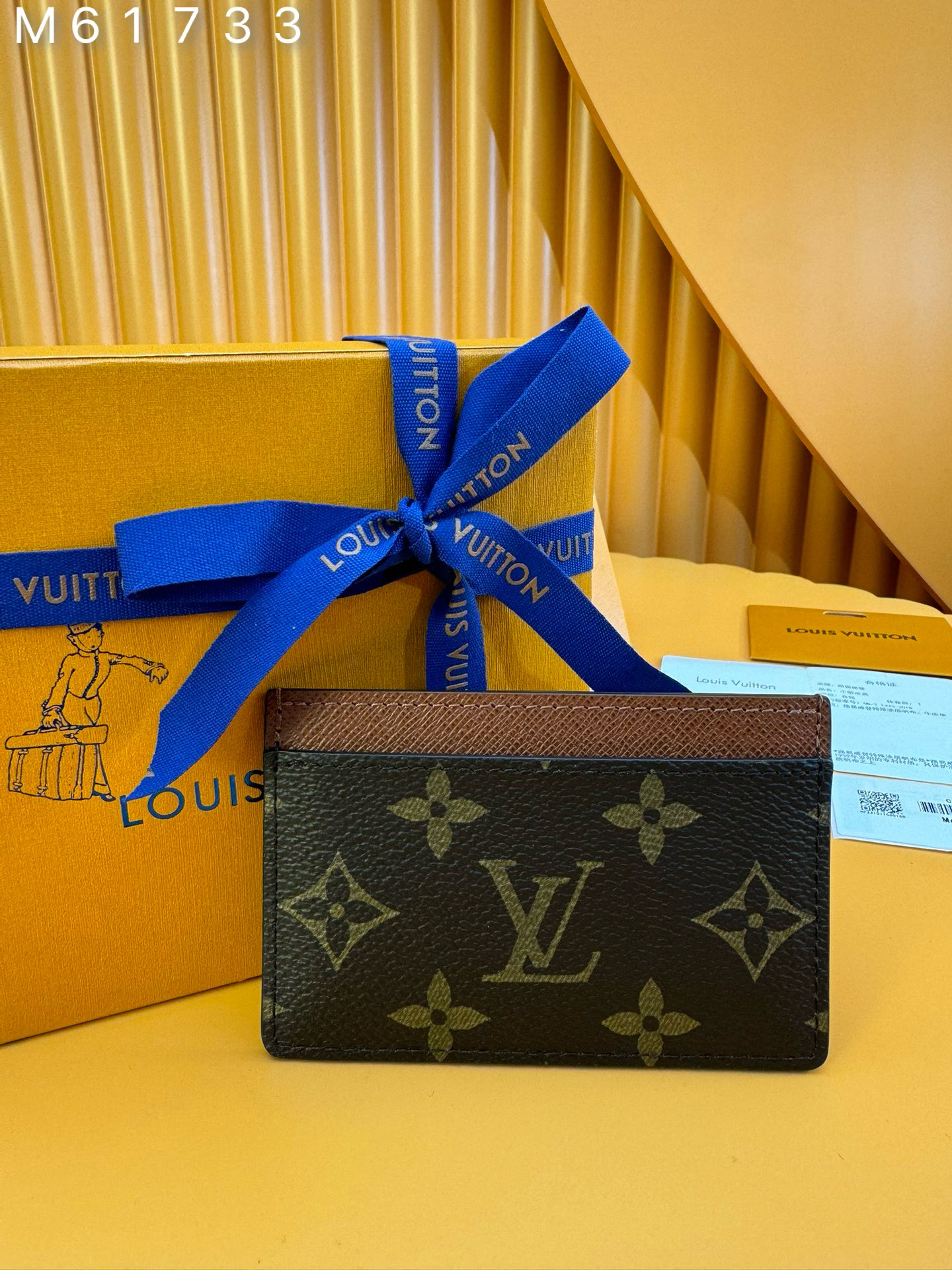 [TOP] Louis Vuitton LV Card Holder 11.0x7.0x0.6cm - Brown - 711 Luxury