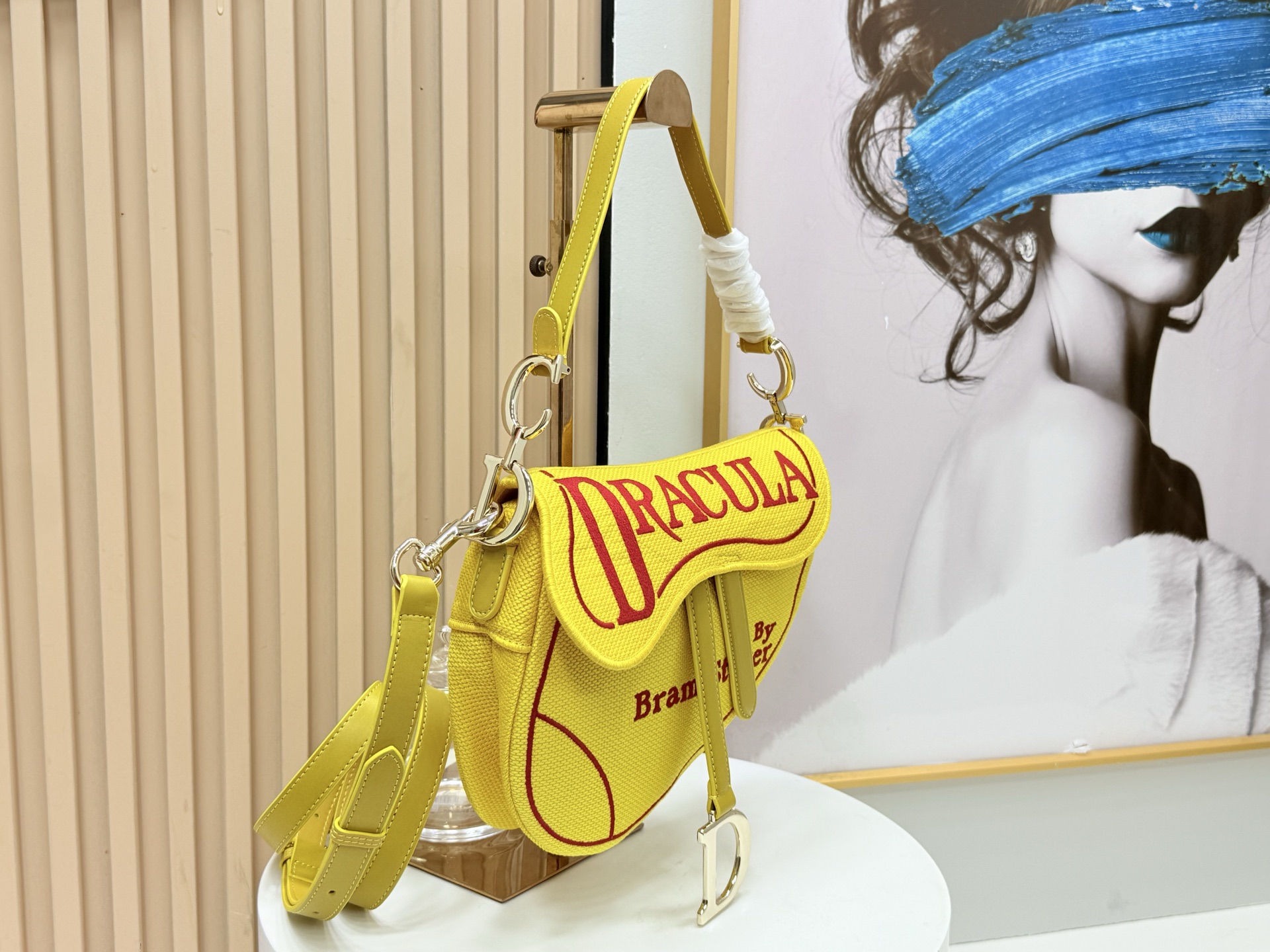 [TOP] Christian Dior Saddle Bag  24×16×18cm - Yellow