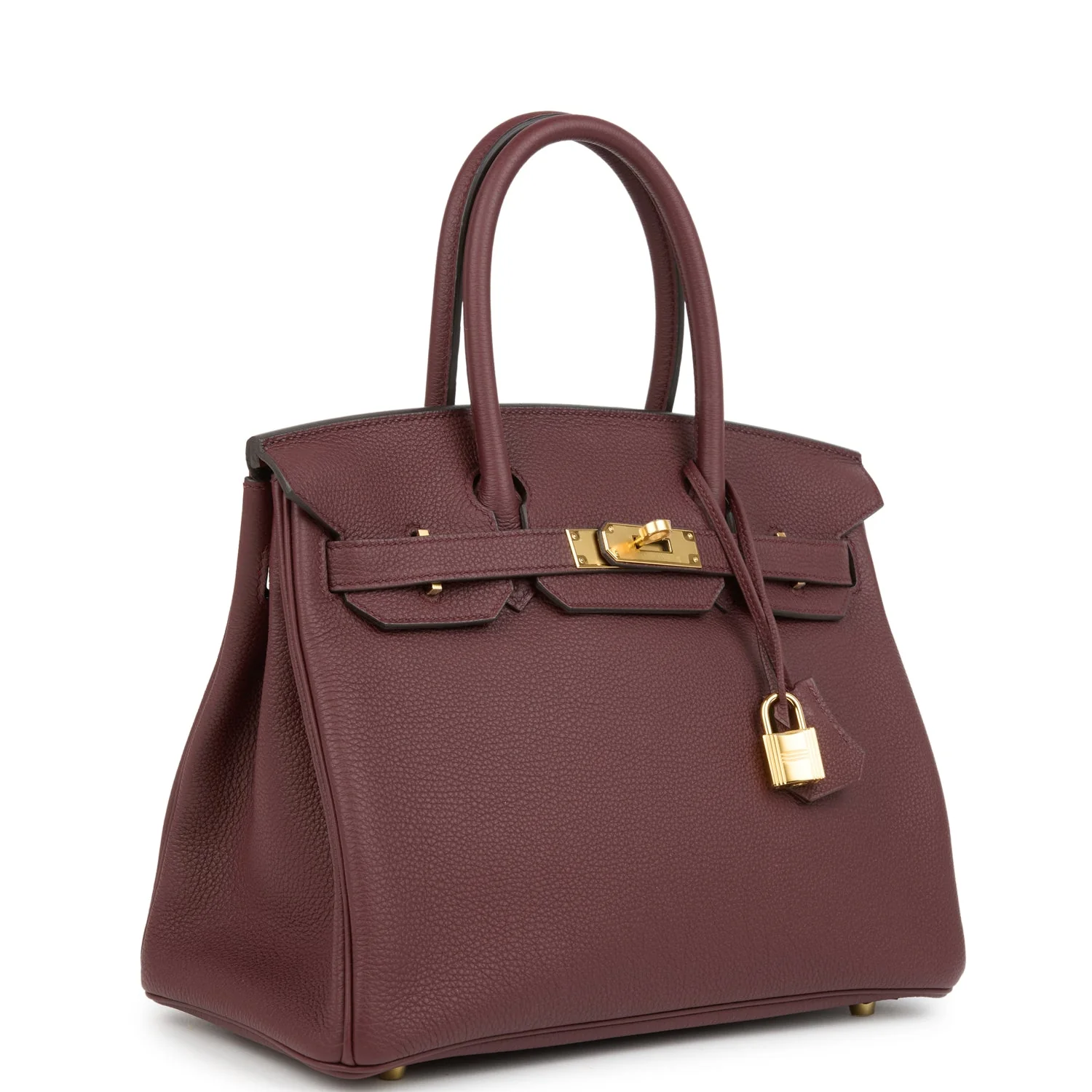 Hermes BirkinRouge Sellier Togo Gold Hardware