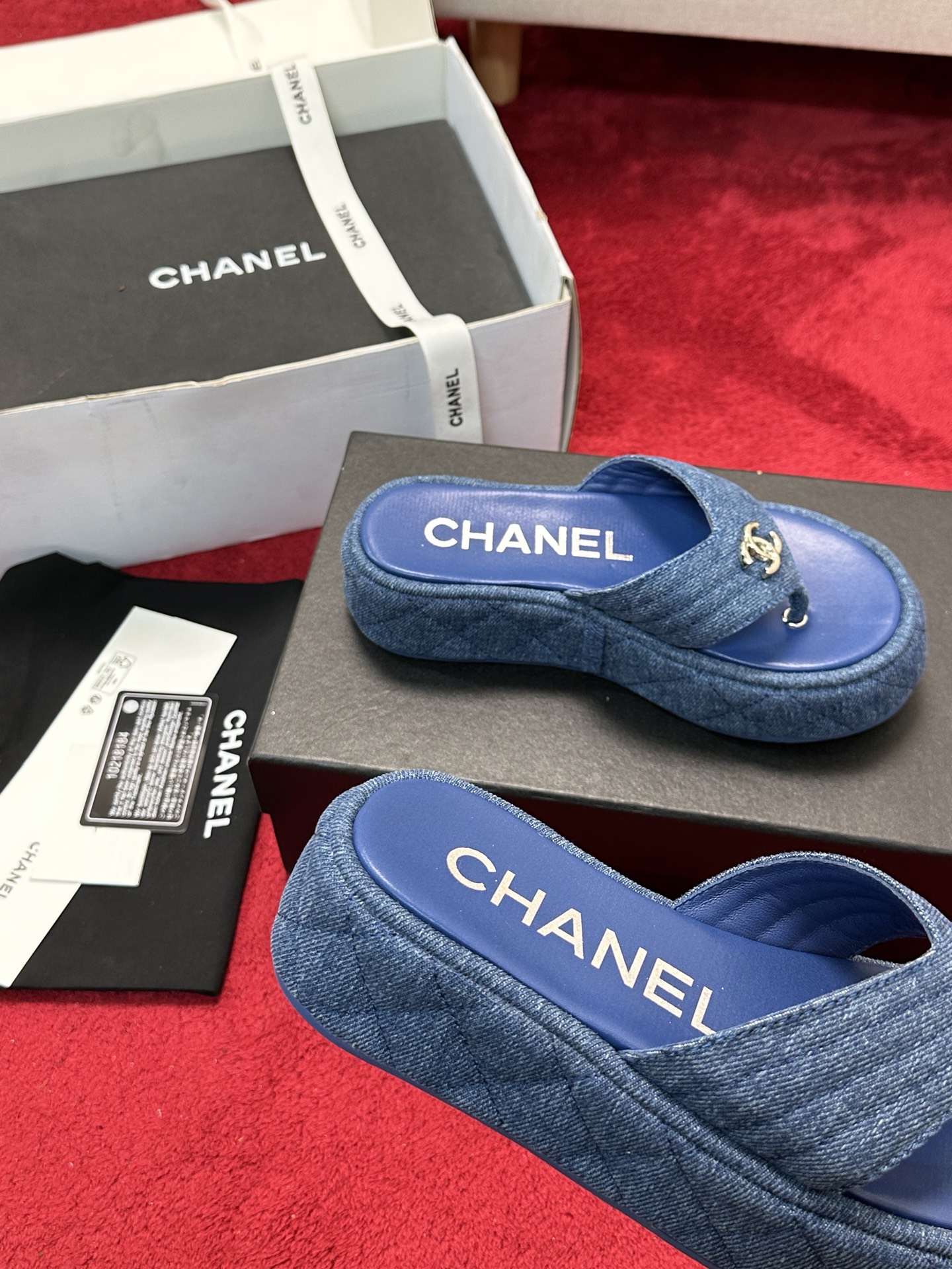 [TOP] CHANEL Sandals - Blue