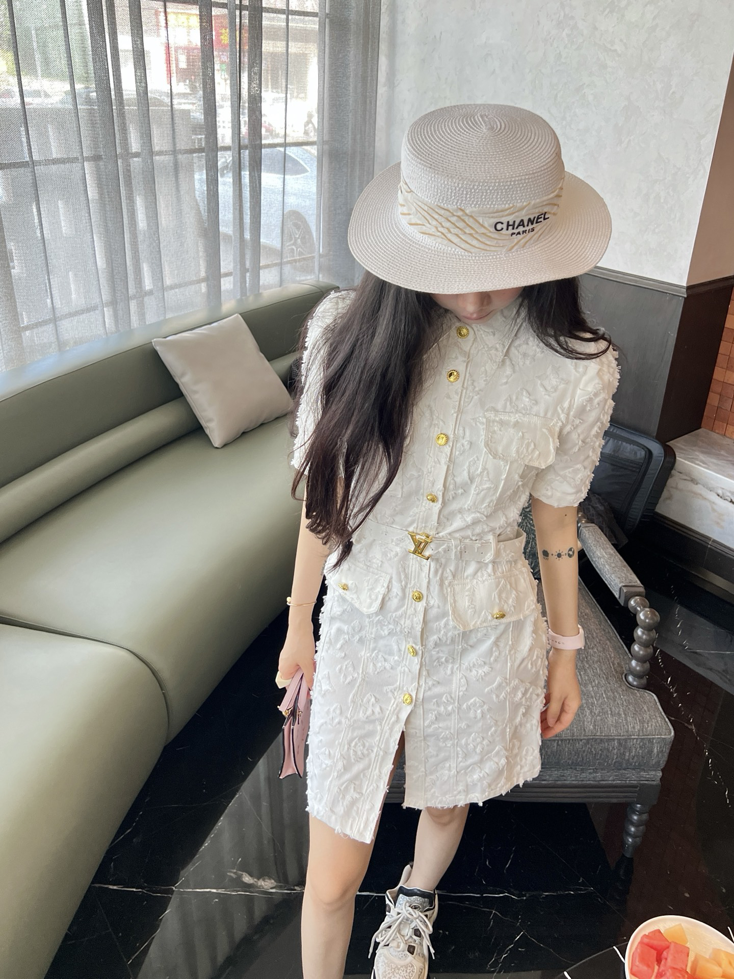 [TOP] Louis Vuitton LV  Dress - White