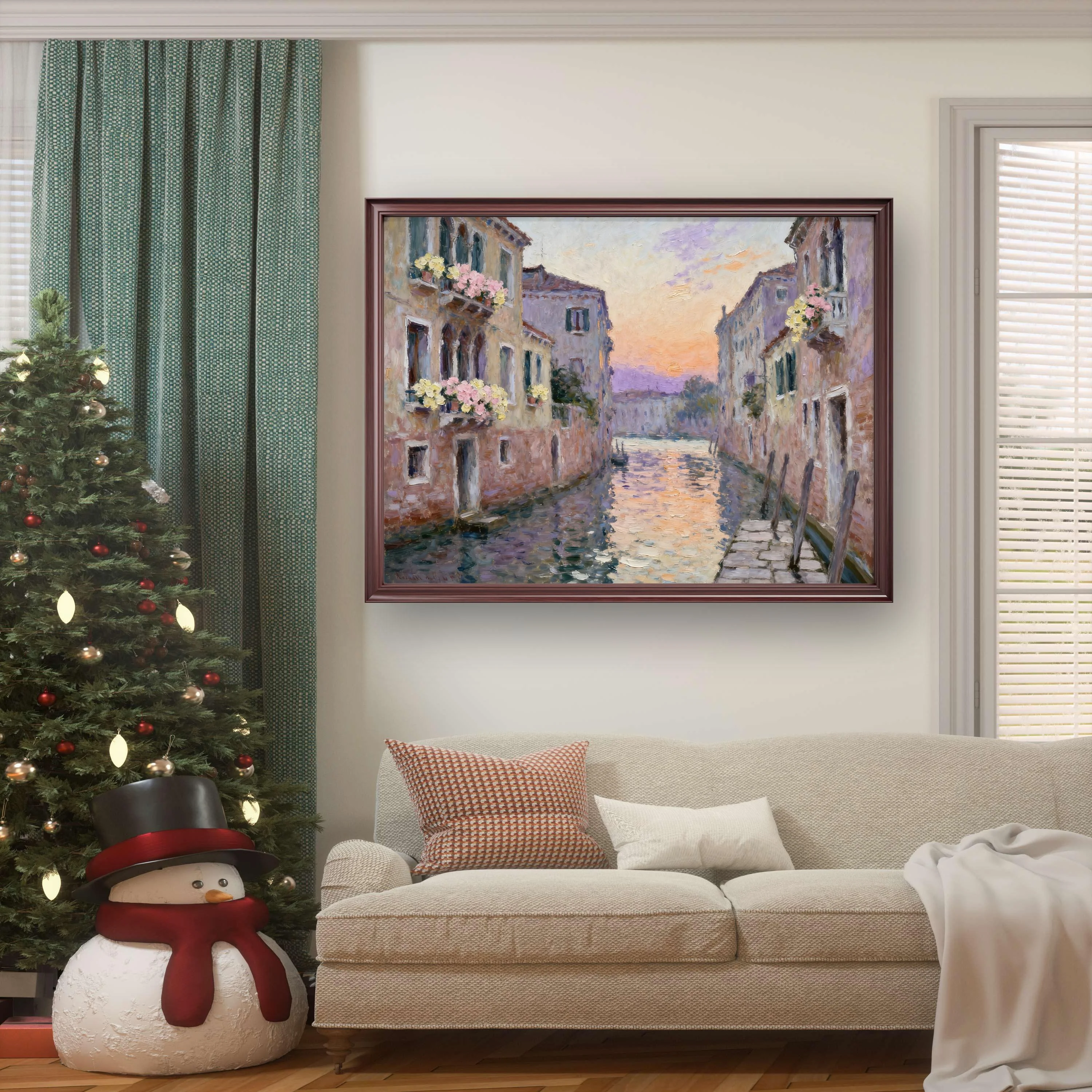 Flowery Bridge in Spring