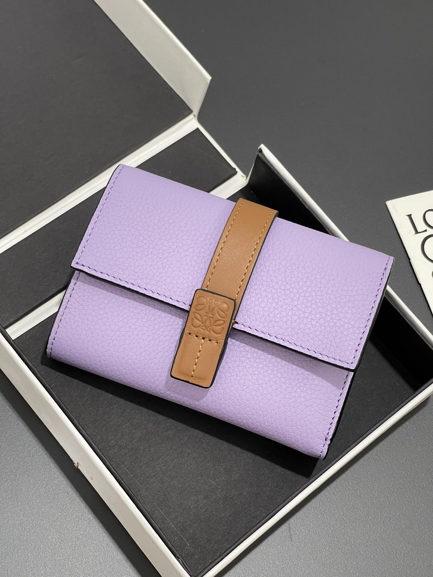 [TOP] LOEWE Wallet 12*8.5cm - Purple - 711 Luxury
