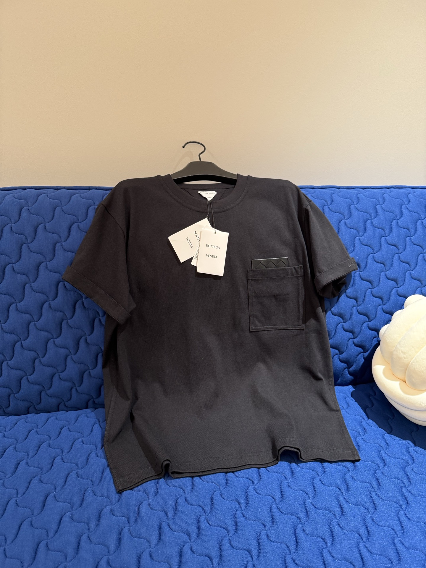 Bottega Veneta Clothing Bottega Veneta Embroidered Logo Cotton T-shirt View 2 | Nigo Office