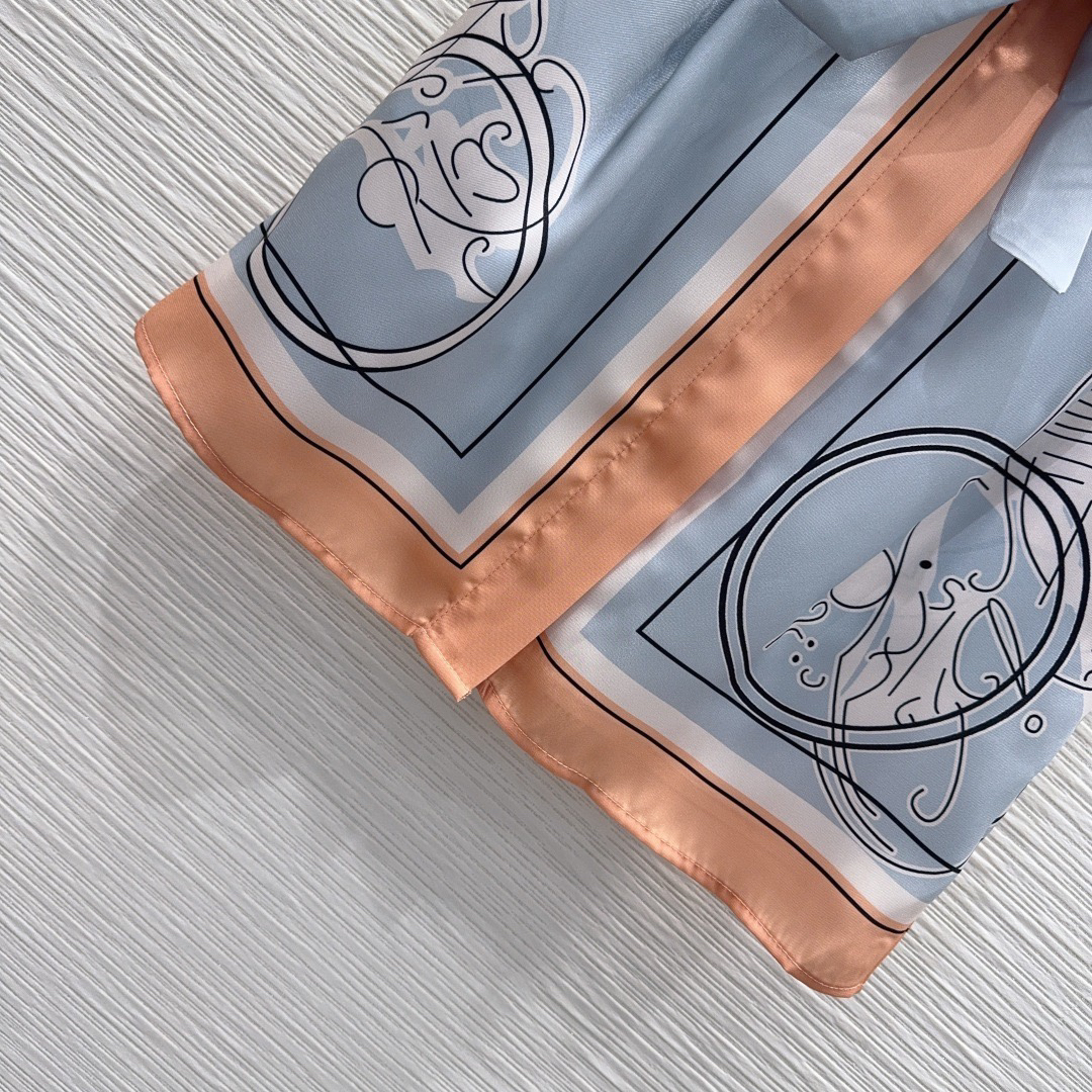 [TOP] HERMES Skirt - Blue