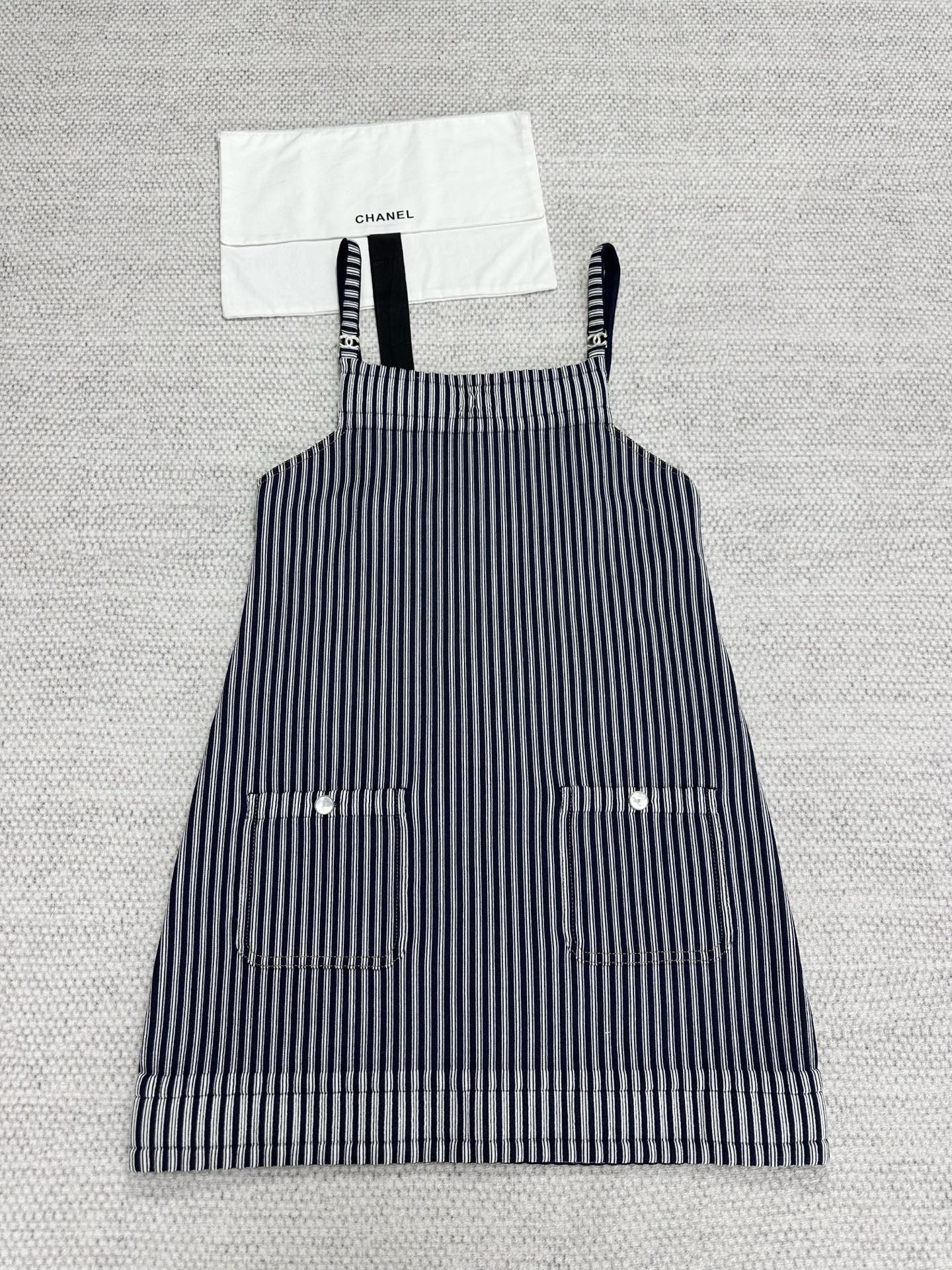 Chanel Top-quality Version Striped Dress #315538