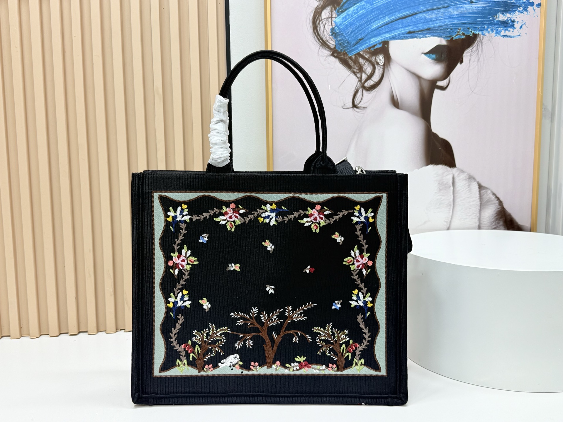 [TOP] Christian Dior  Book Tote Bag  41*14*32cm - Black