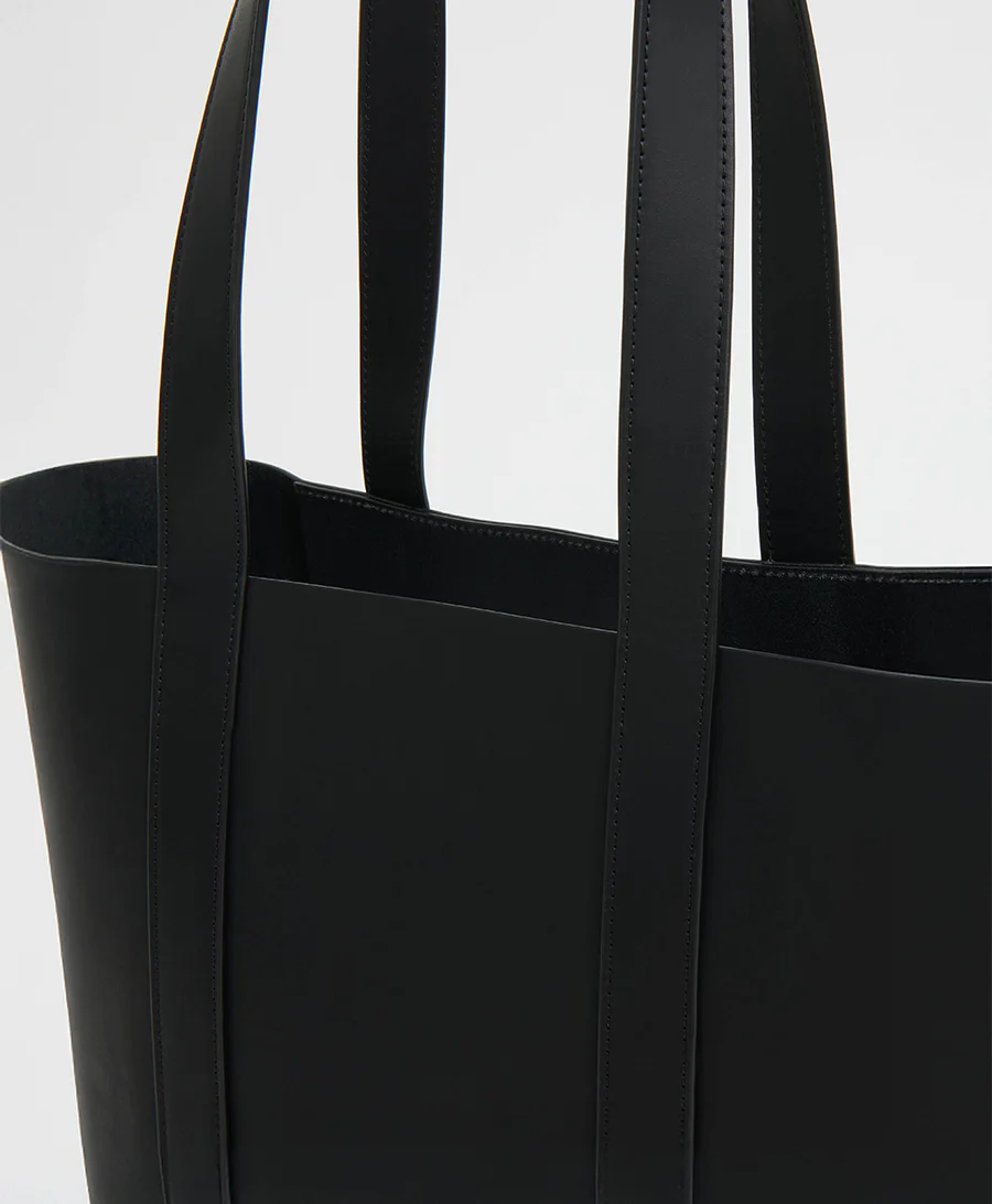 Medium North/South Tote - Black