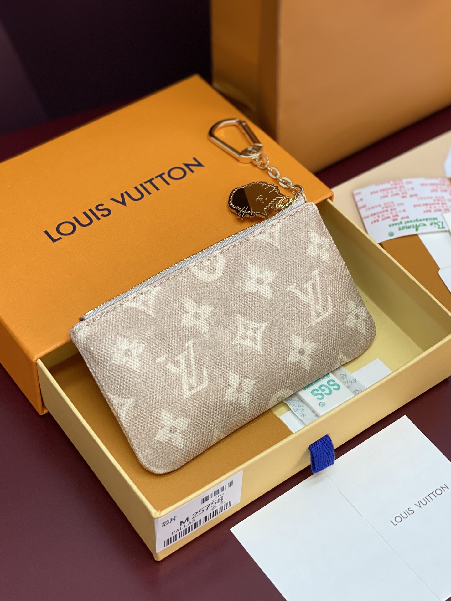 [TOP] Louis Vuitton LV Pochette Clés Key Pouch 15x9x1cm - Meowgram