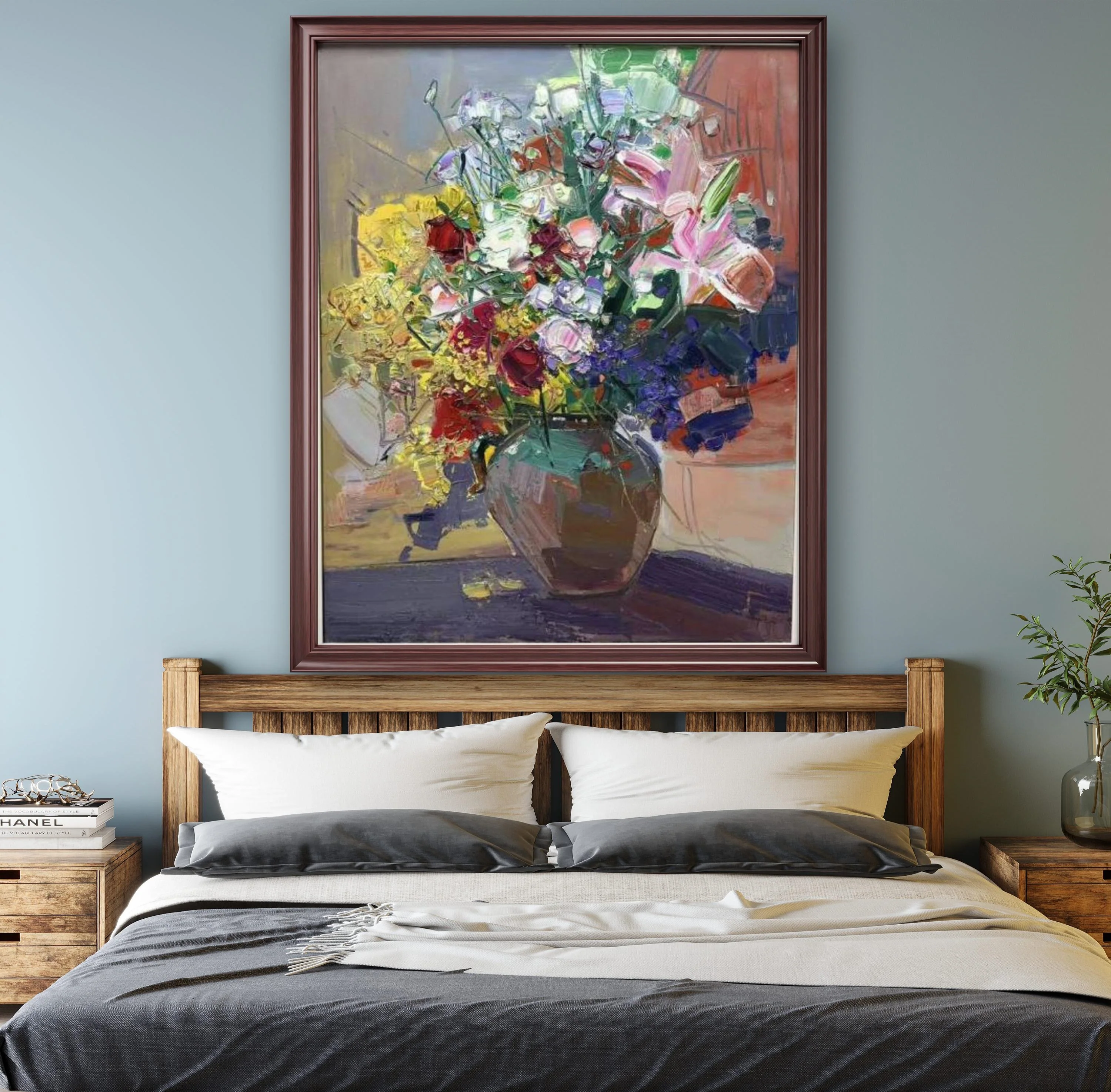 The flowers are quiet and beautiful