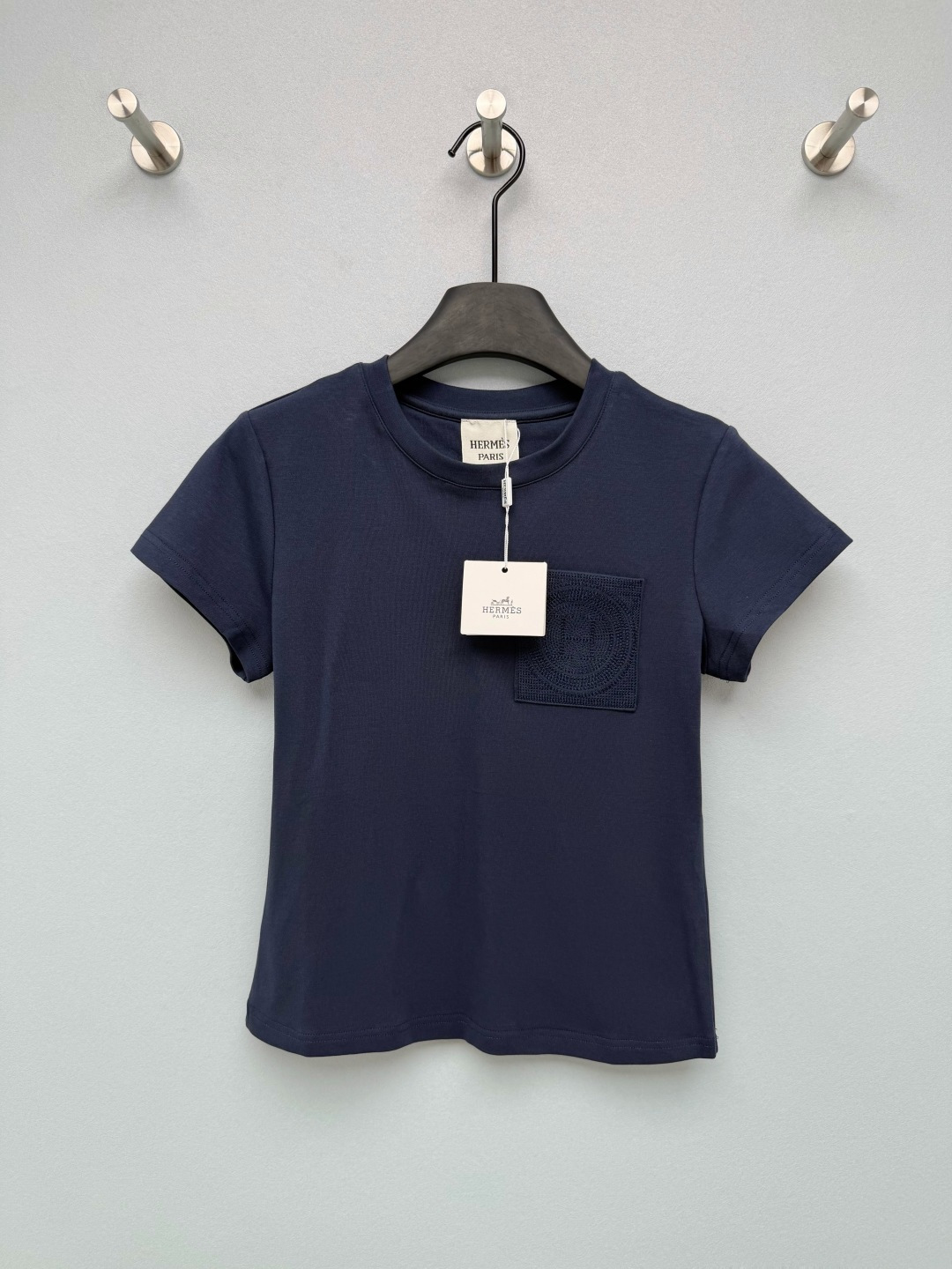 [TOP] HERMES T-shirt - Navy Blue - 711 Luxury