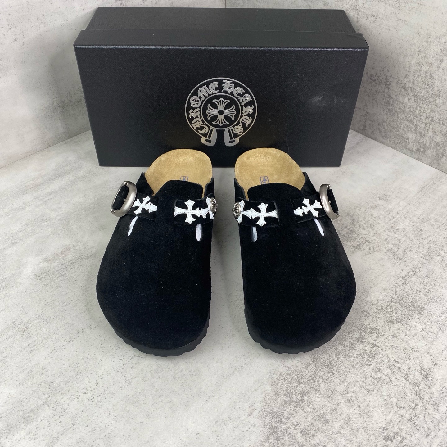 Chrome Hearts Shoes Chrome Hearts X Birkenstock Birkenstock Slippers #386474 | Nigo Office