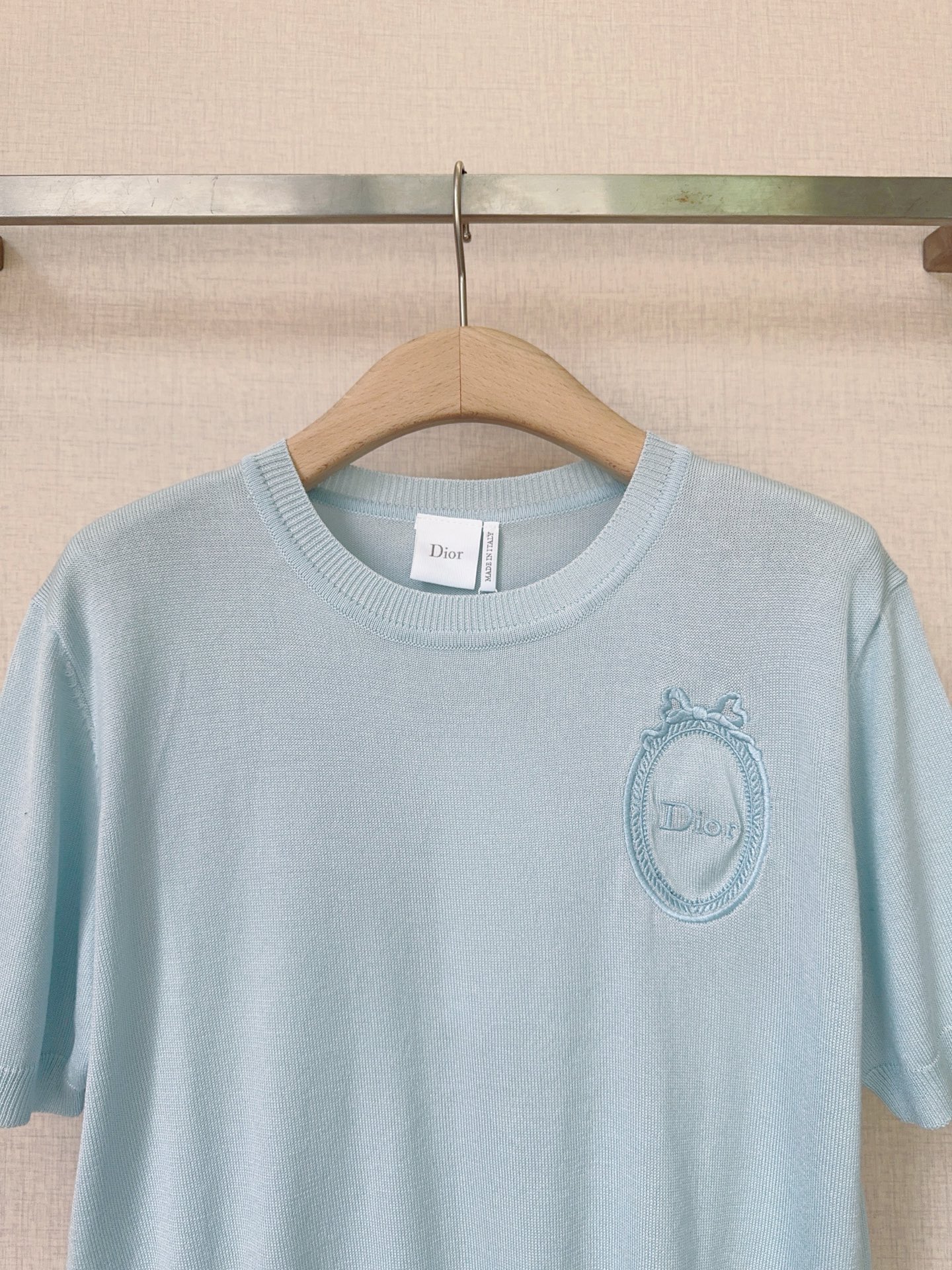 [TOP] Christian Dior Knit Top - Blue - 711 Luxury