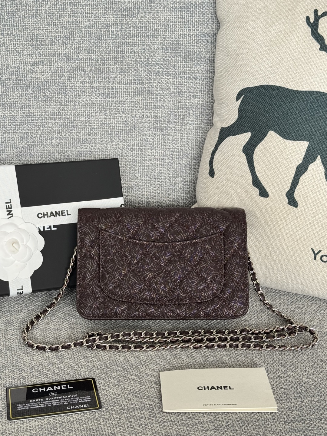 [TOP] CHANEL WOC Bag Caviar Leather 19CM - Coffee&SHW - 711 Luxury