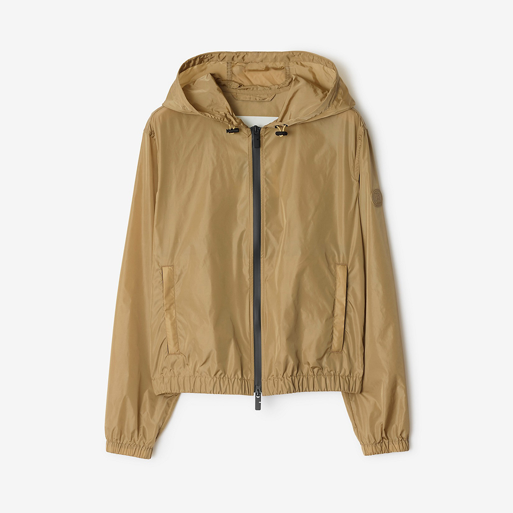 Burberry beige Clothing Burberry Knight Stamp Nylon Jacket in Flax beige #393743 | Nigo Office
