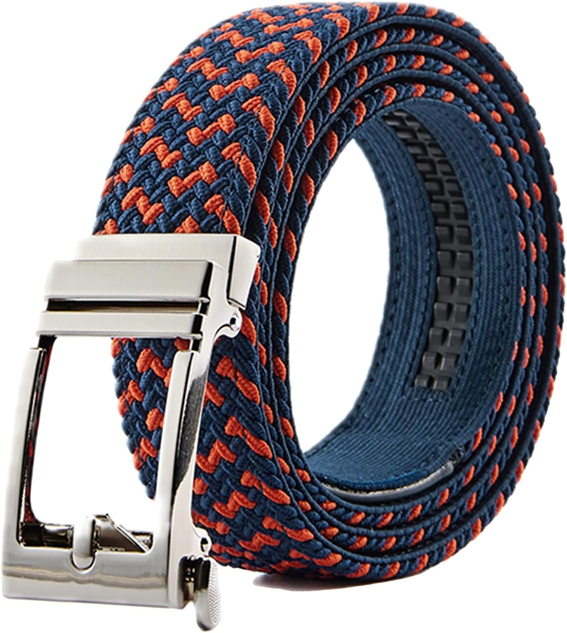Bpstar Mens Belt, Ratchet Belts Adjustable Automatic Buckle PU Leather belt for men - Trim to Fit
