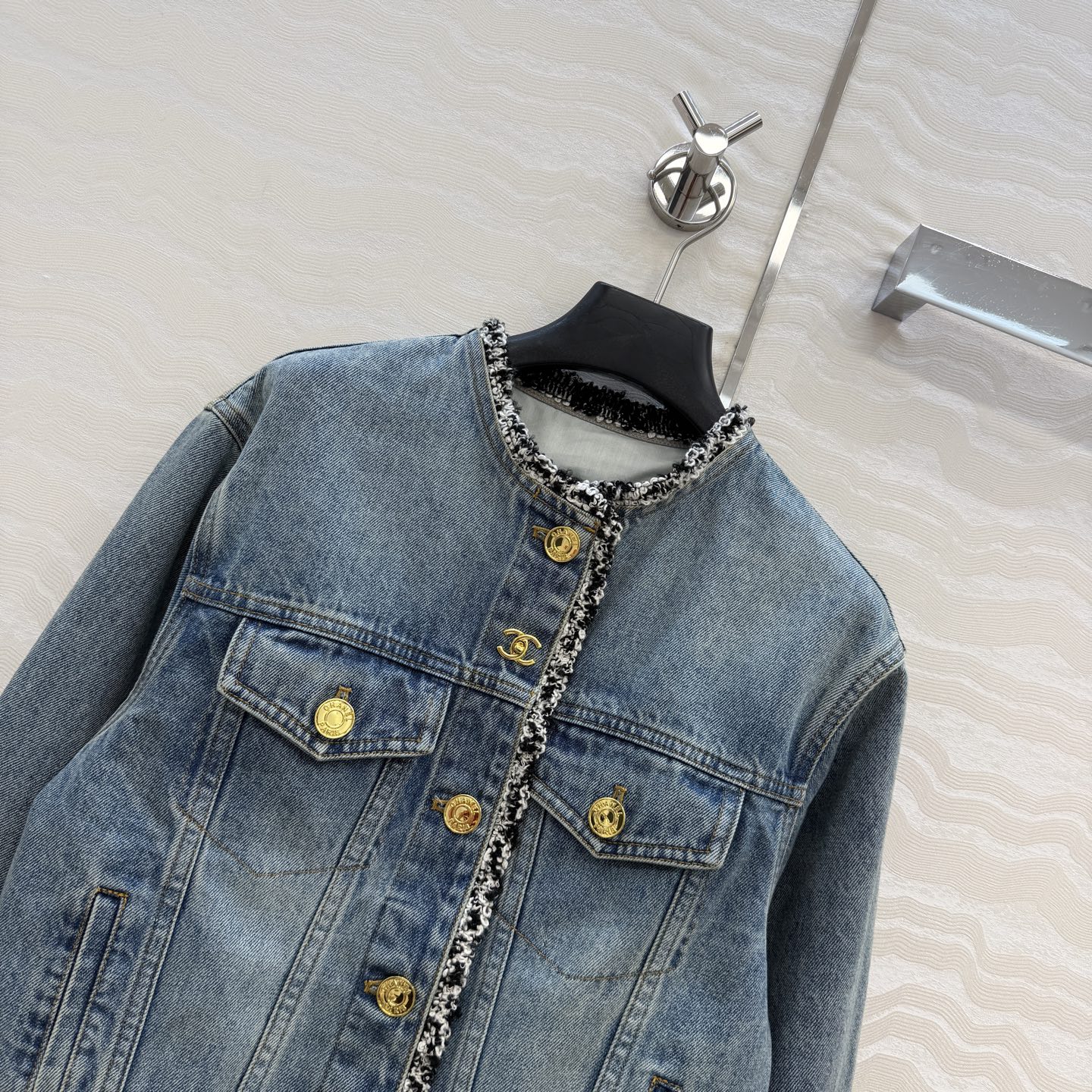 [TOP] CHANEL  Denim Jacket - Blue