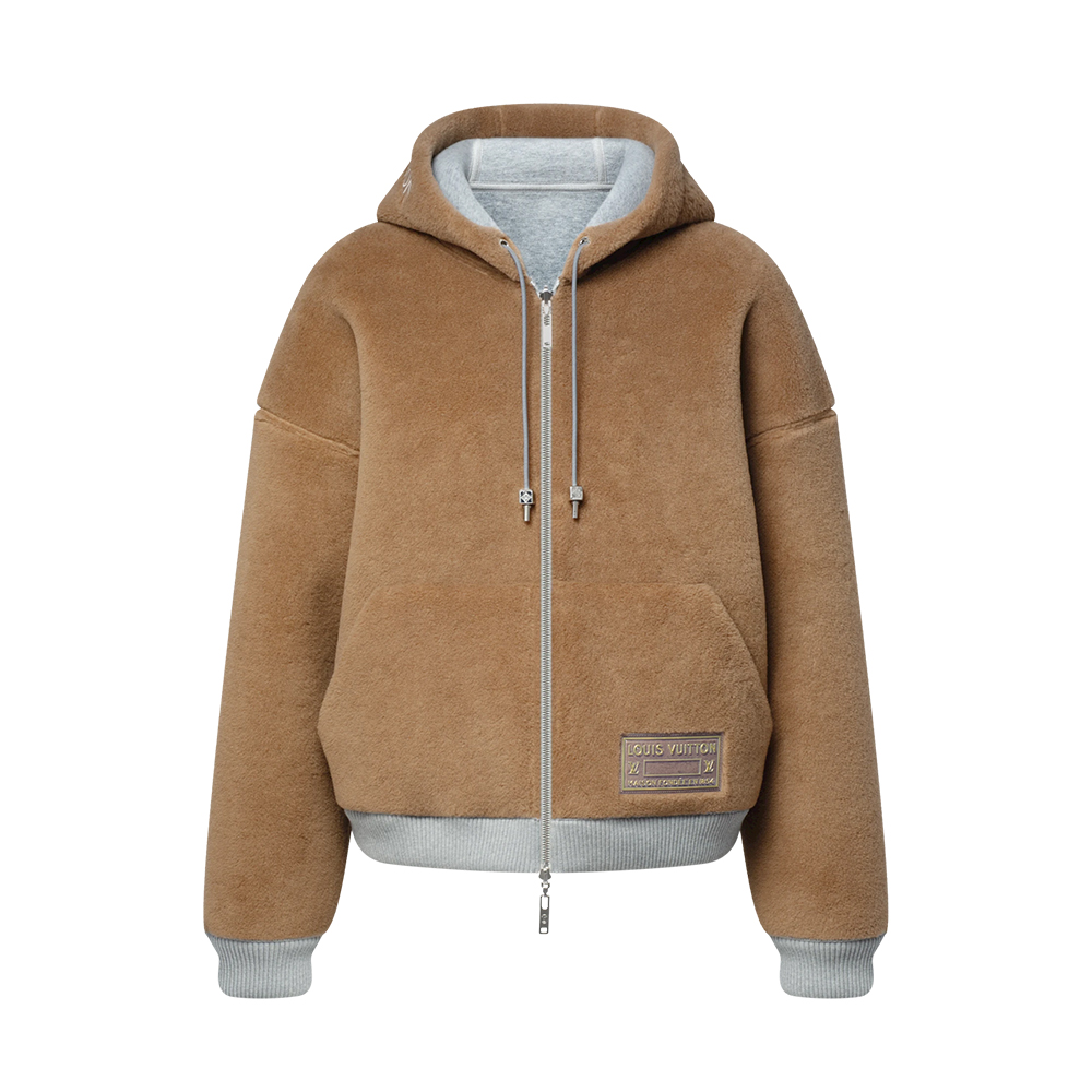 Louis Vuitton Clothing LOUIS VUITTON Reversible Faux Fur Hoodie #395435 | Nigo Office