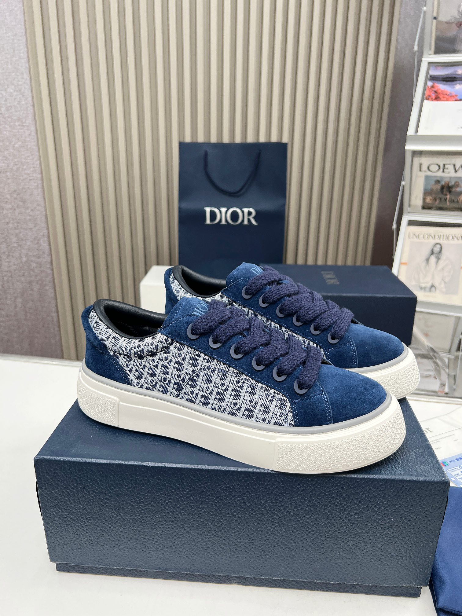 [TOP] Christian Dior Casual Shoes - Blue - 711 Luxury