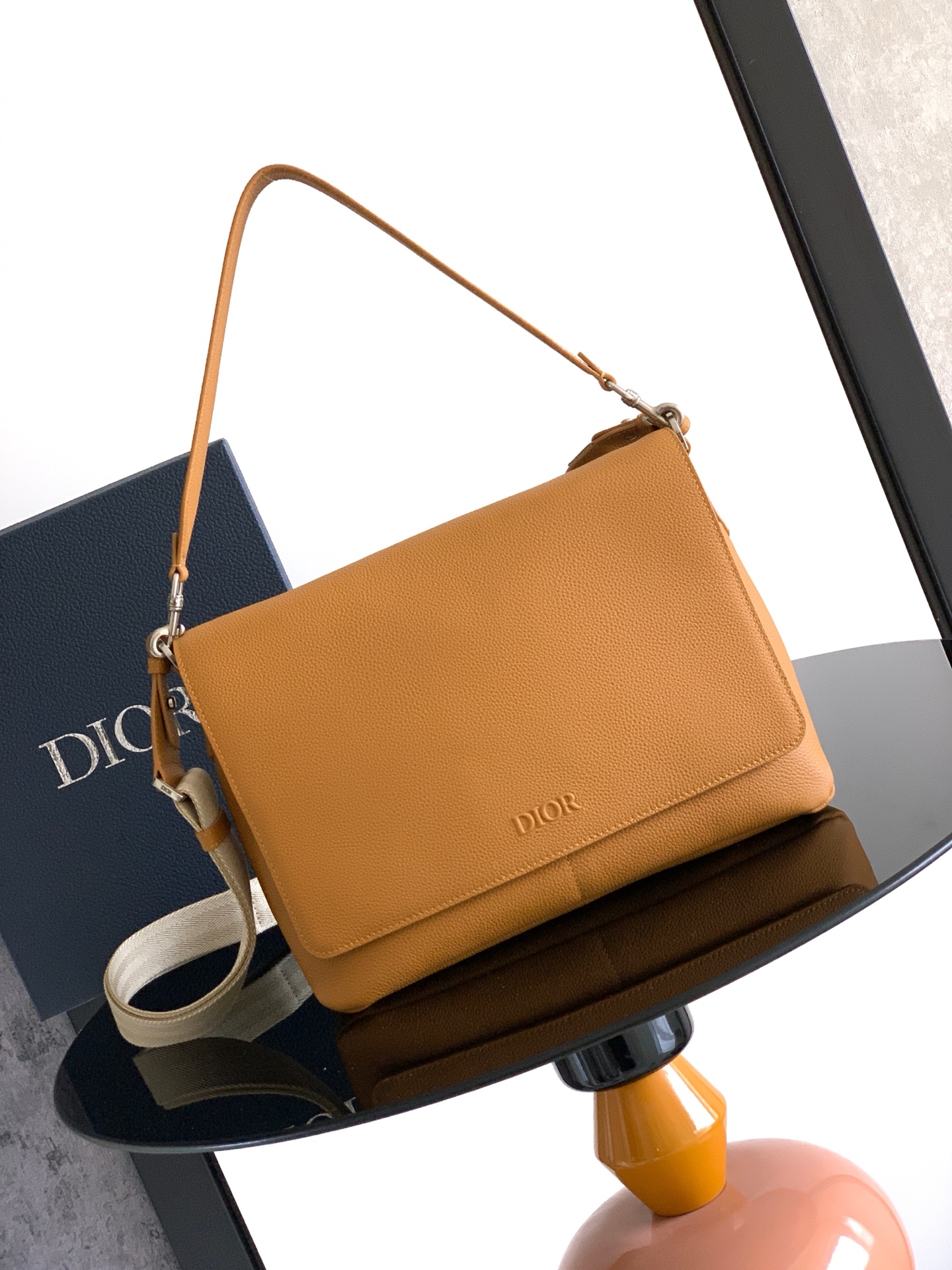 [TOP] Christian Dior Privé Flap Messenger Bag 33x24.5x14cm - 3 Colors