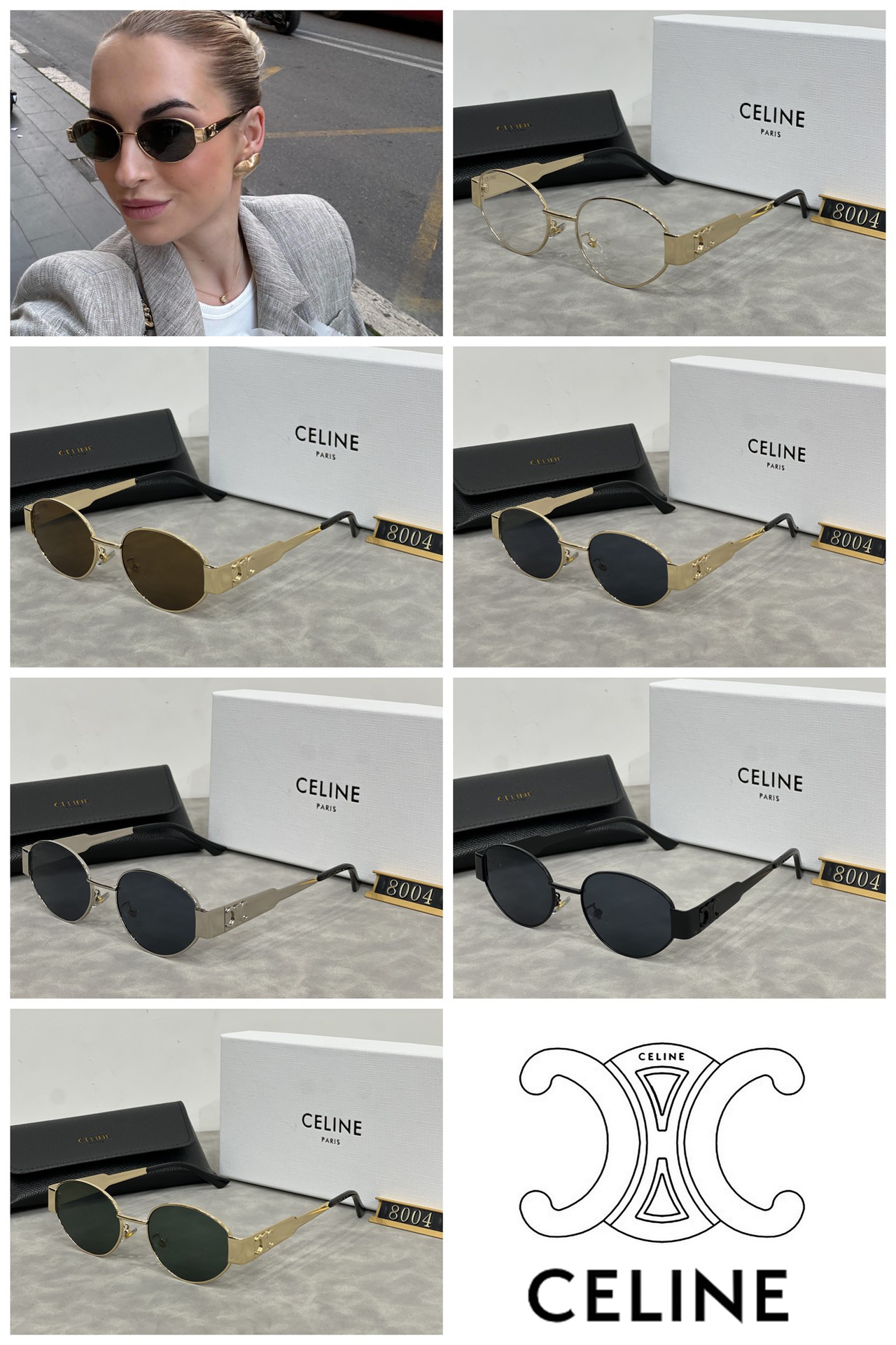 [TOP] CELINE Sunglasses - 6 Colors - 711 Luxury