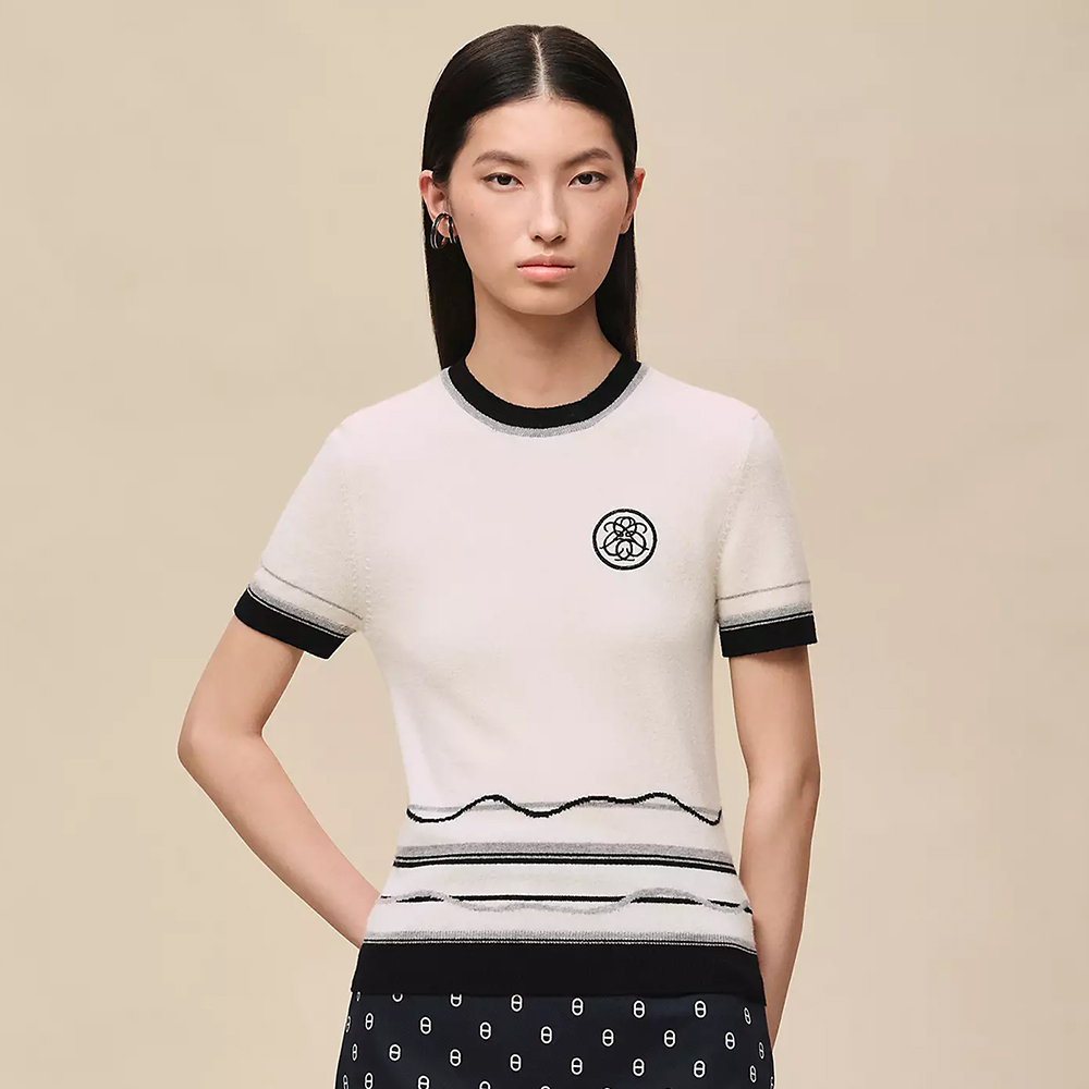 Designer Clothing Hermès Ex-Libris short-sleeve sweater | Nigo Office