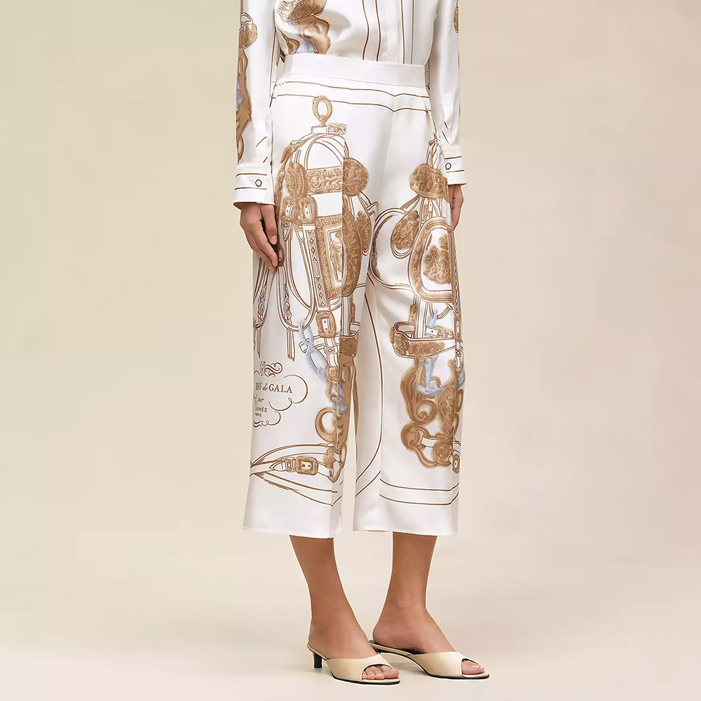 Designer gold Clothing Hermès Brides De Gala Gold Pants #378291 | Nigo Office