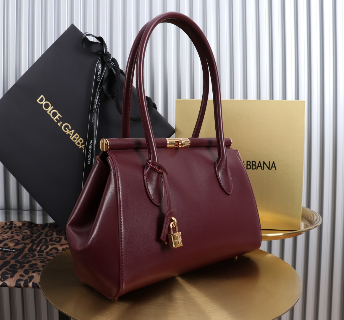 [TOP] Dolce & Gabbana D&G Marlene Bag 30x20.5x12cm - Dark Red