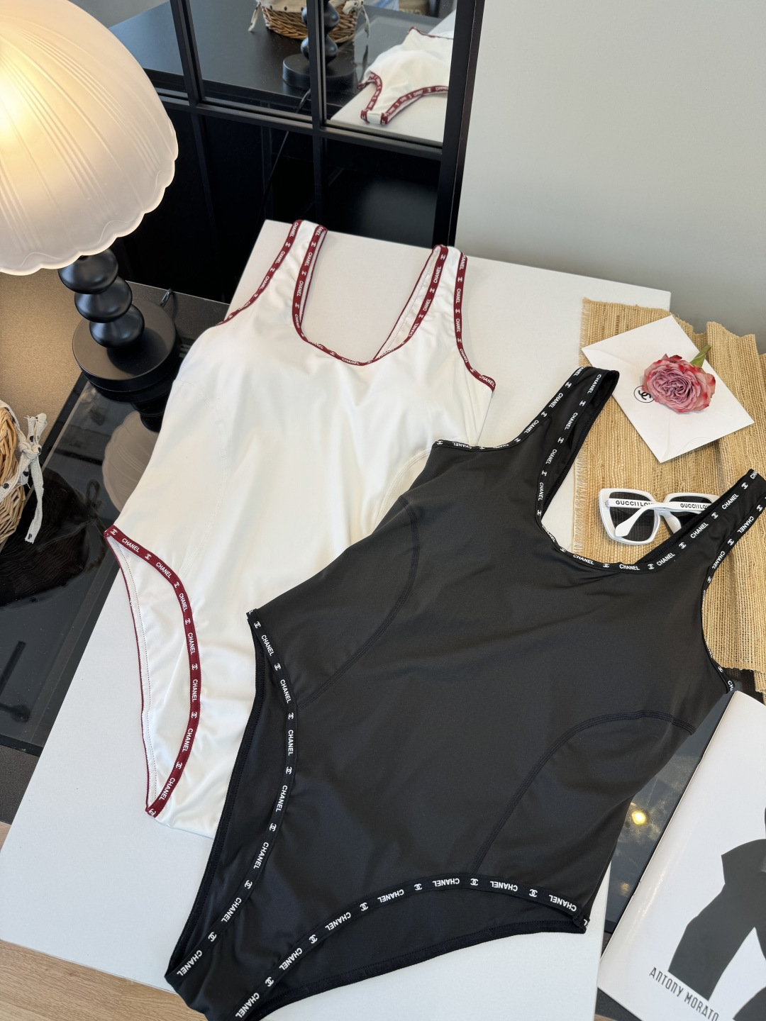 [TOP] CHANEL One-Piece Swimsuit - 2 Color