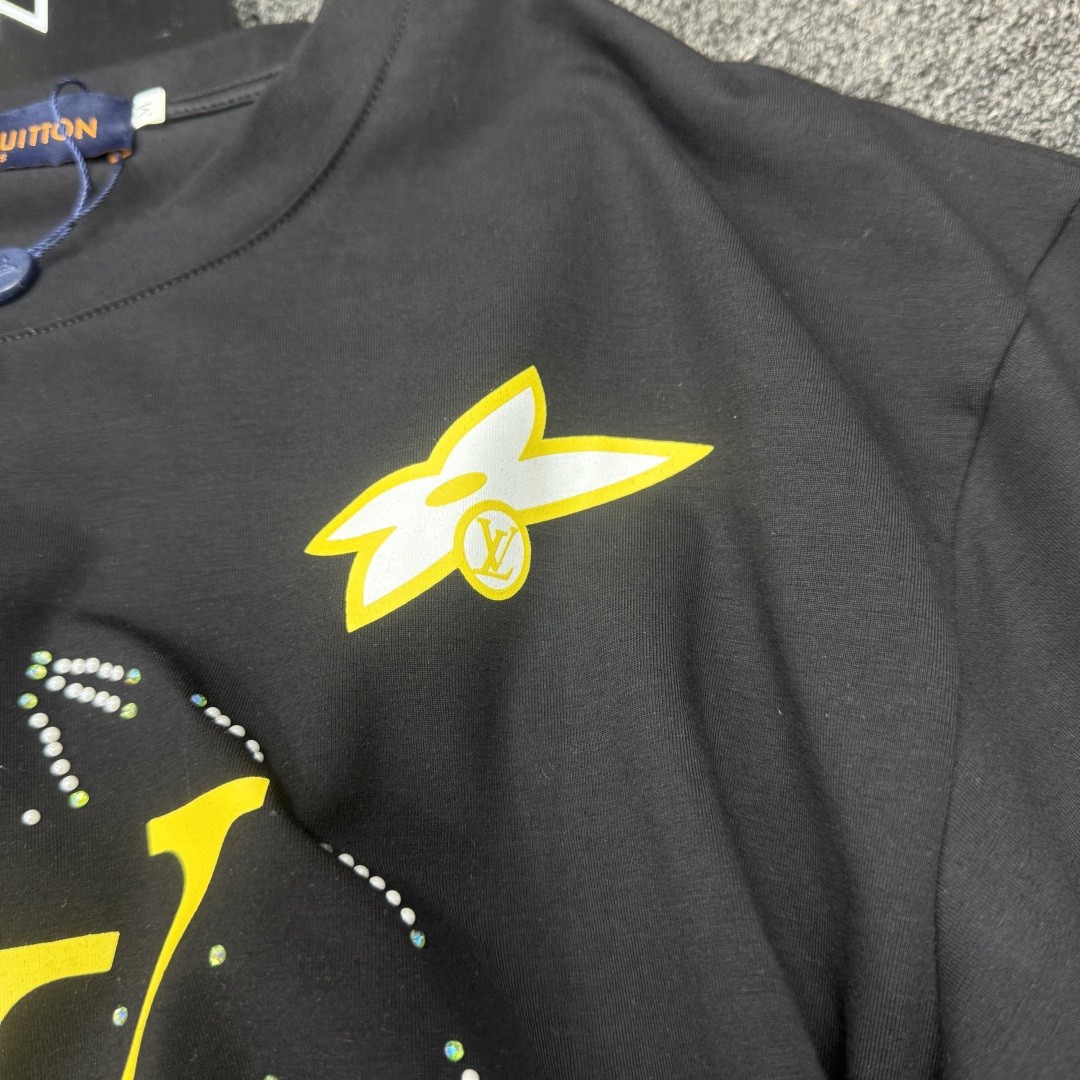 [TOP] Louis Vuitton LV T-shirt - Black