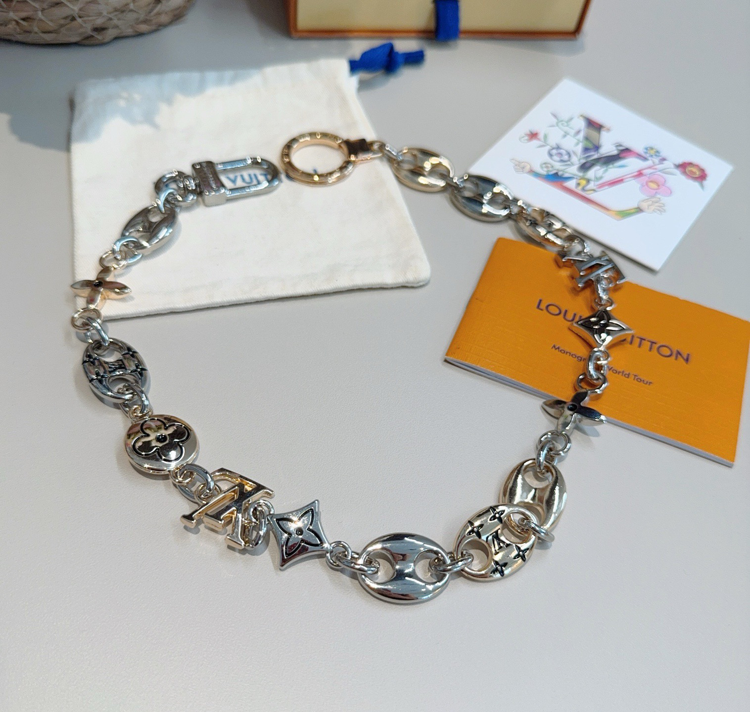 [TOP] Louis Vuitton LV Bag Chain - Gold and Silver - 711 Luxury