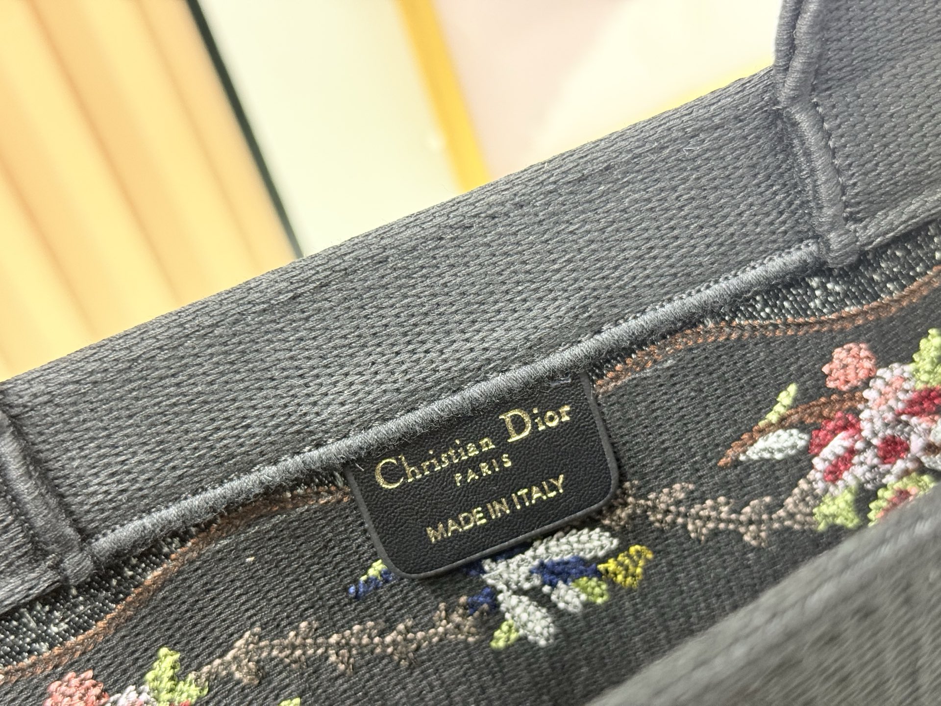 [TOP] Christian Dior  Book Tote Bag  41*14*32cm - Black