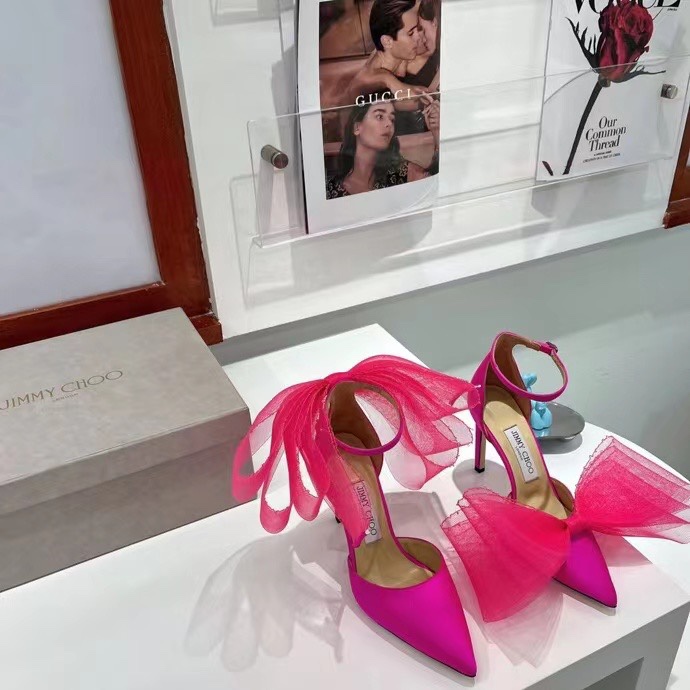 [TOP] Jimmy Choo 8.5 cm High Heels Pumps - Pink - 711 Luxury