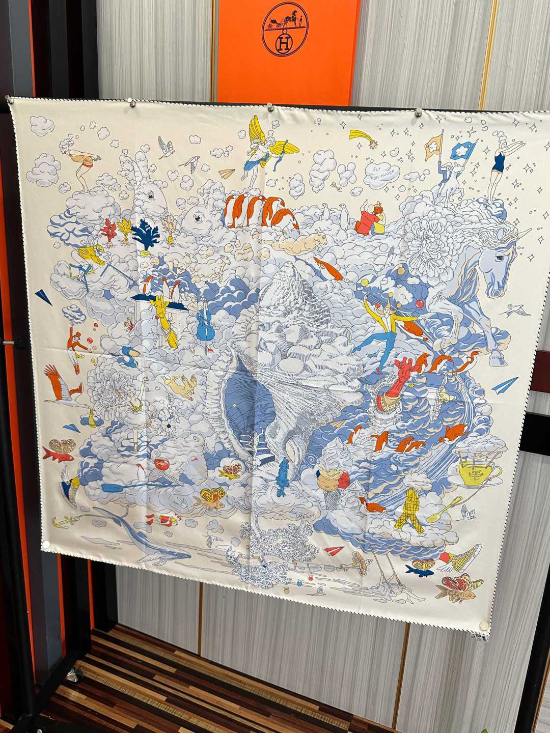 [TOP] HERMES Scarf 90x90 cm - Beige - 711 Luxury