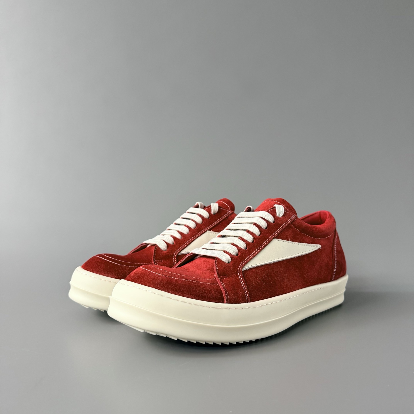 Rick Owens red Accessory RICK OWENS/RO Edfu Vintage Cowhide Suede Red #384300 | Nigo Office
