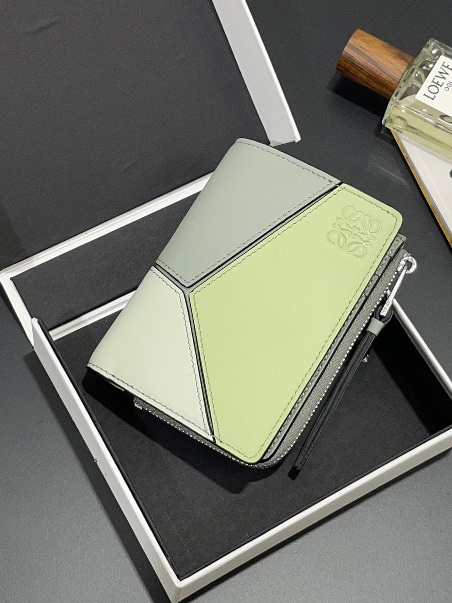 [TOP] LOEWE Wallet 12*8.5 cm - Green - 711 Luxury