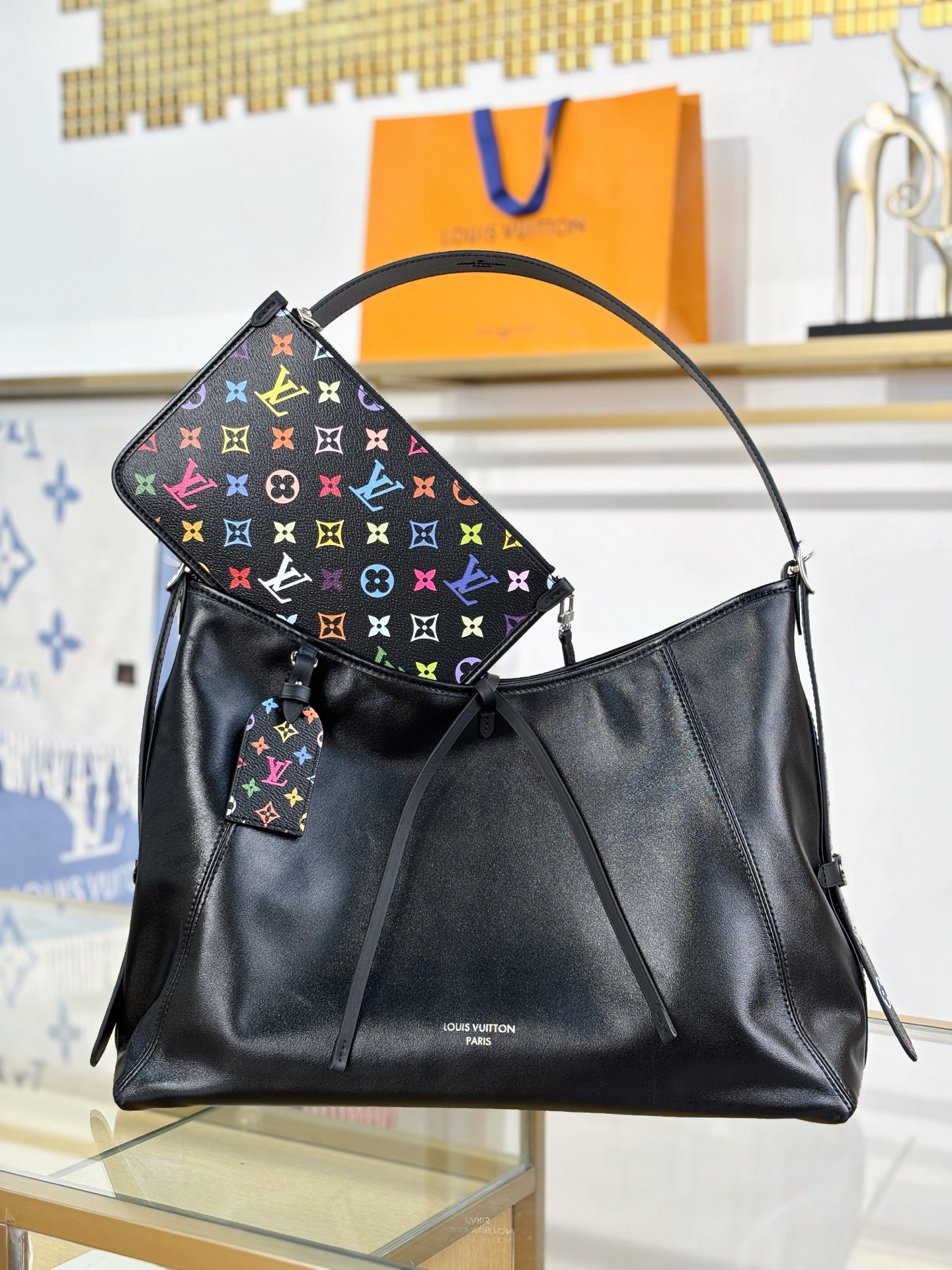 [TOP] Louis Vuitton LV x TM CARRYALL VIBE Bag 39x30x15cm - Black