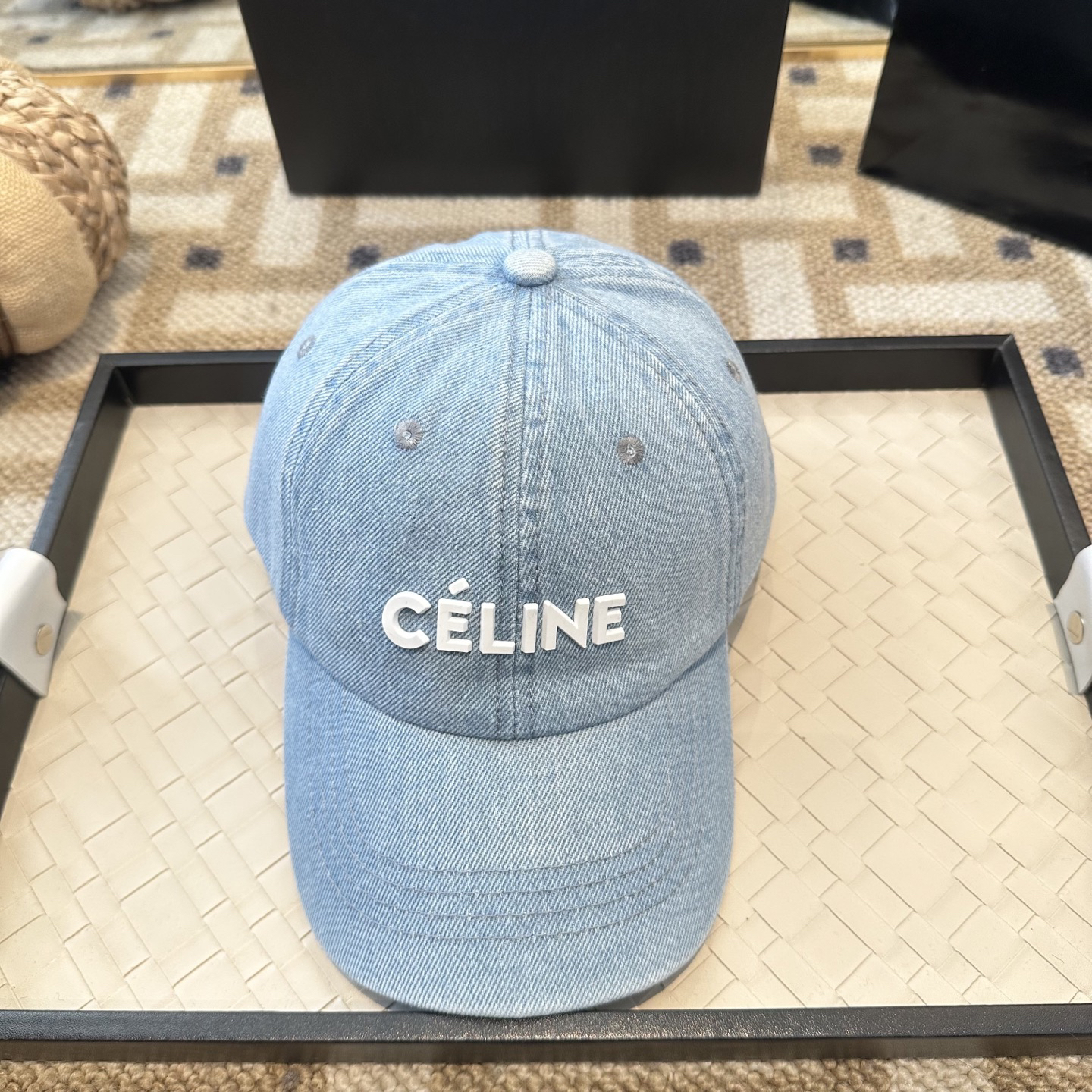 [TOP] CELINE  Baseball Cap - Blue - 711 Luxury